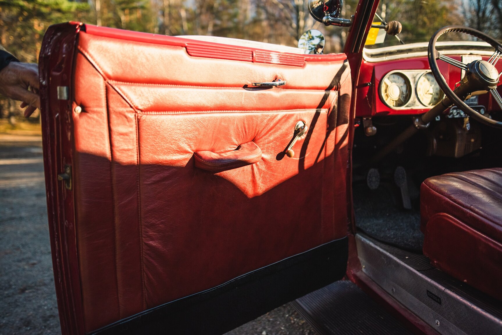 Interior image of 1938 Dodge Six Convertible Coupé