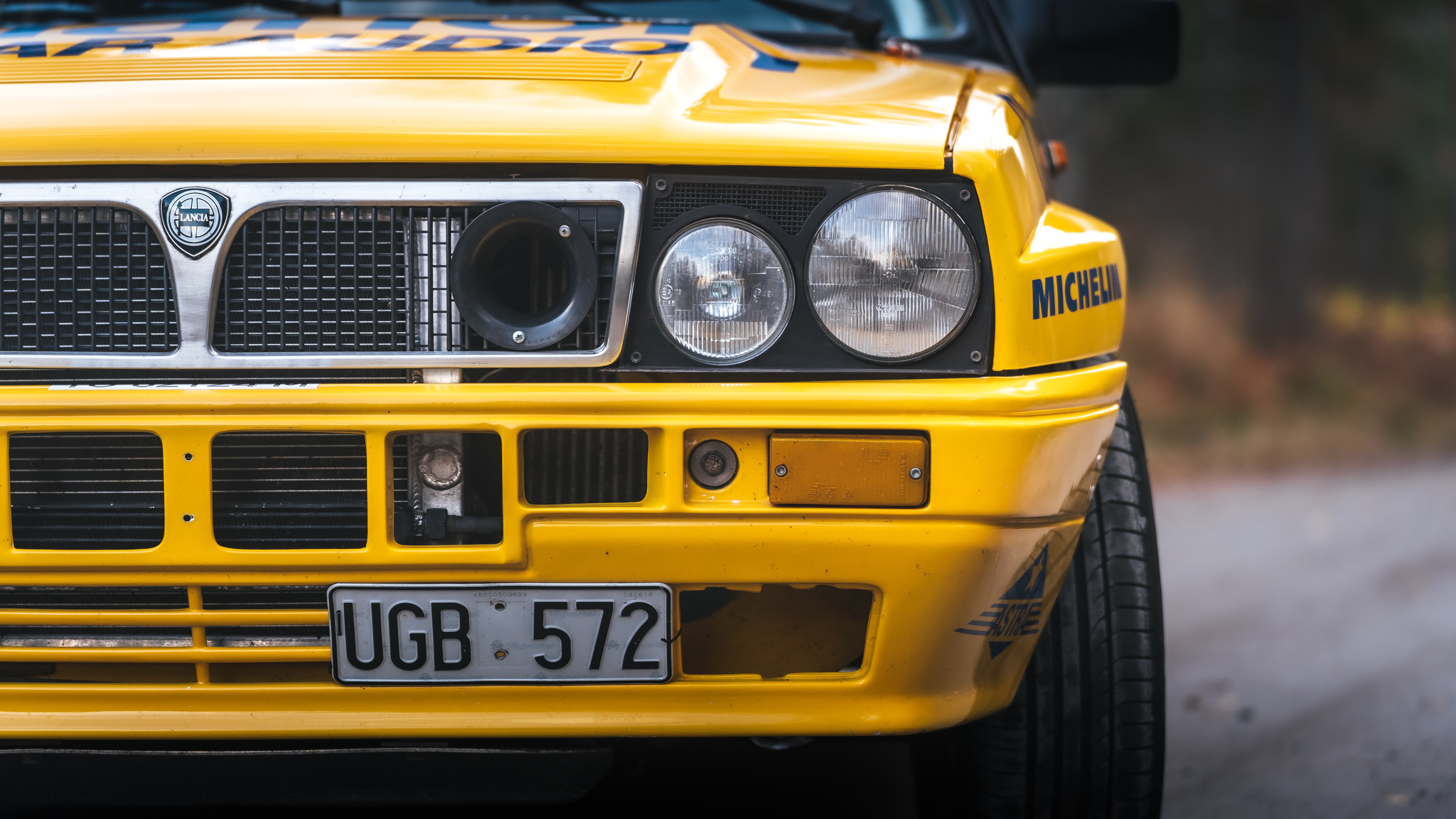 Exterior image of 1990 Lancia Delta Integrale 16V Per Eklund Replica