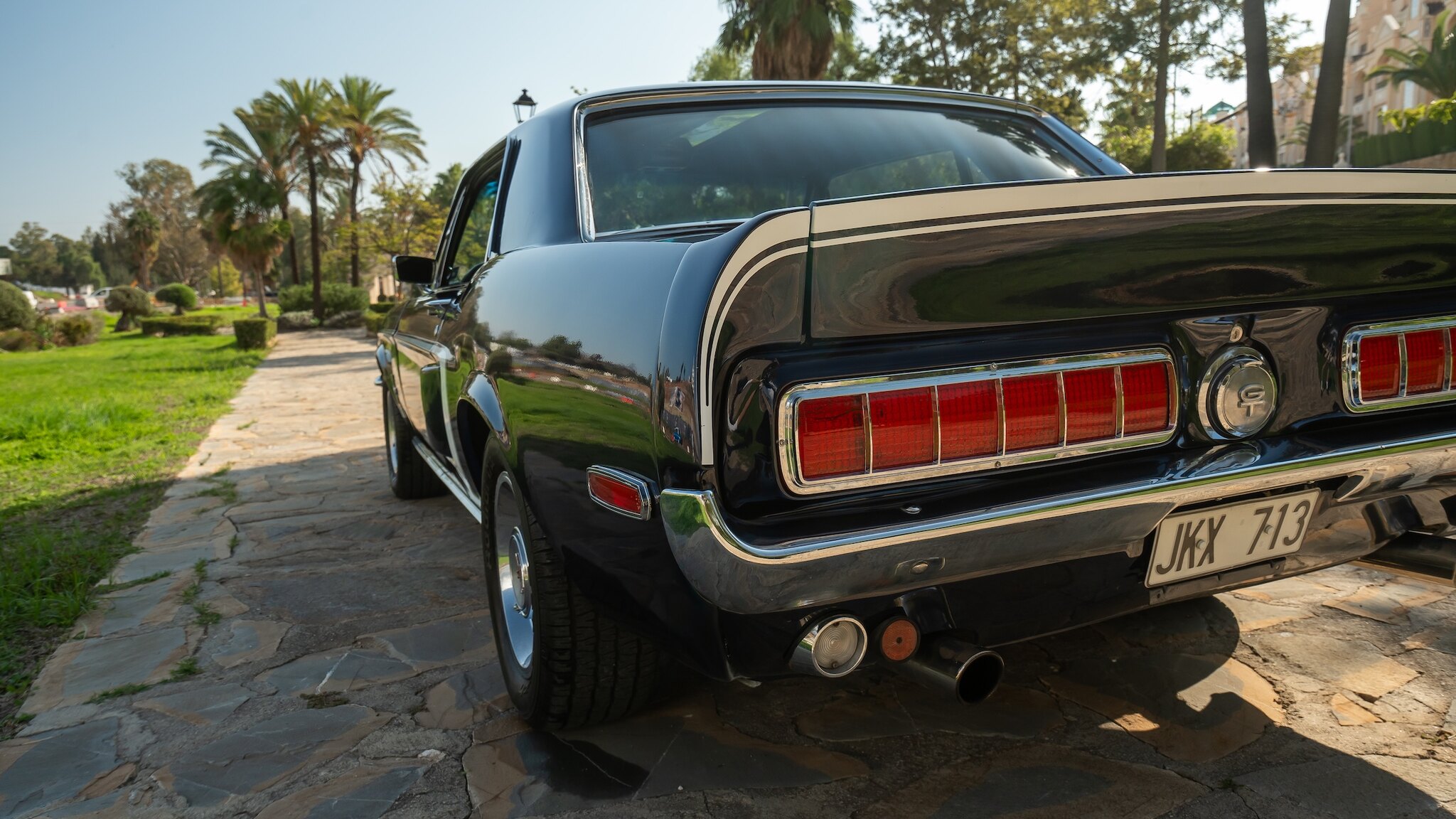 Exteriörbild på 1968 Ford Mustang GTA S-Code