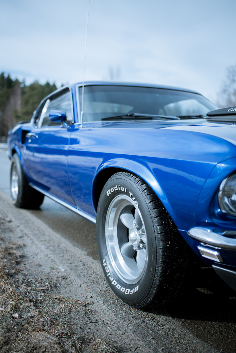 Exteriörbild på 1969 Ford Mustang Mach 1