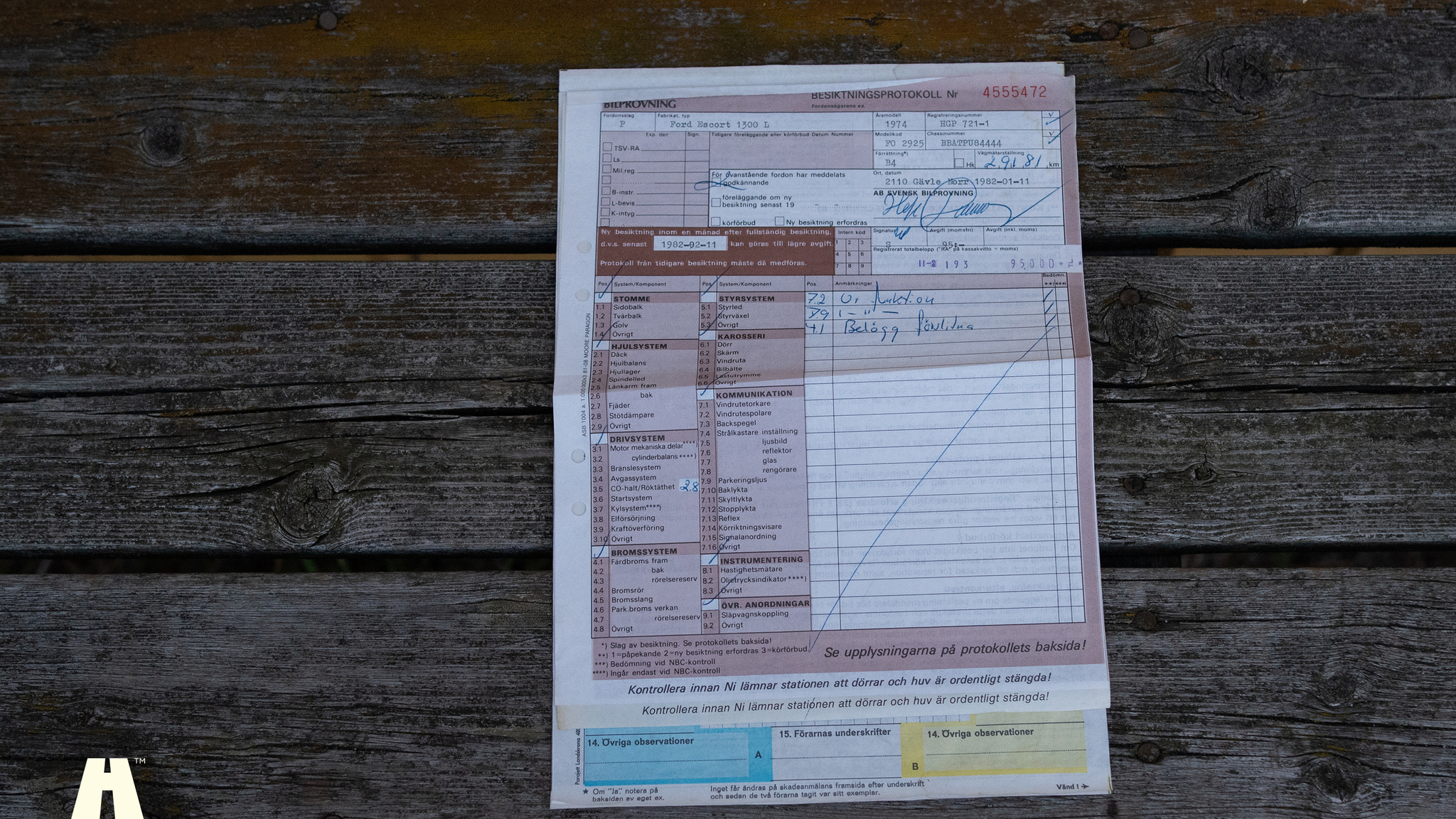 Dokumentation för 1974 Ford Escort MK1