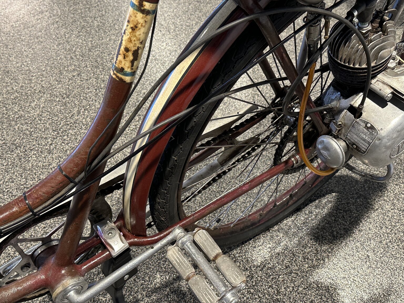 1929 Velociped Kroon Victoria, Mekanik