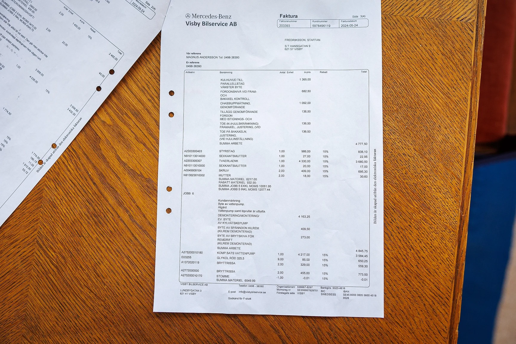 Dokumentation för 2000 Mercedes-Benz CL 600 (14)