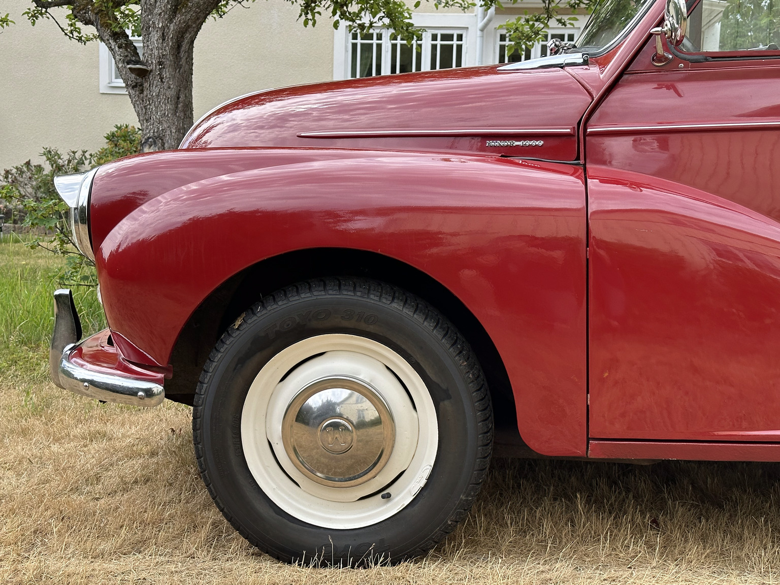 Exteriörbild på 1958 Morris Minor 1000