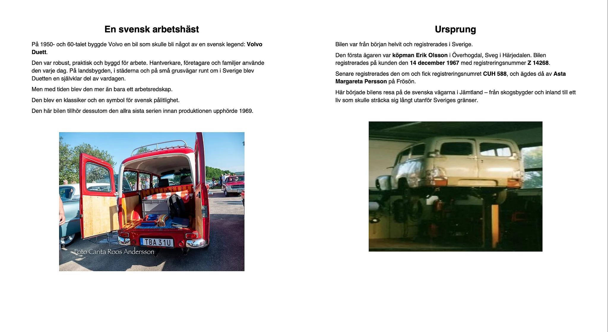 Dokumentation, 1968 Volvo P210 Duett "Donner Carlsson" (5)