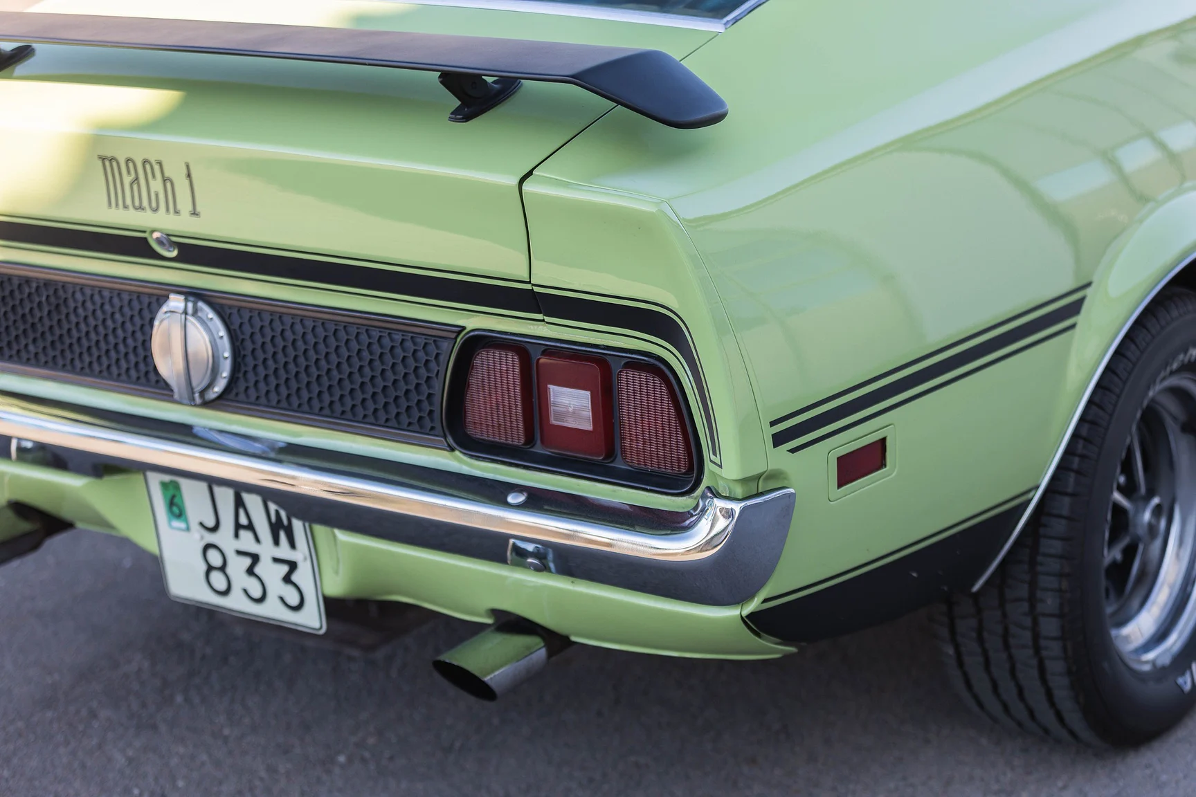 Aussenfoto 1971 Ford Mustang Mach 1 351cui (42)