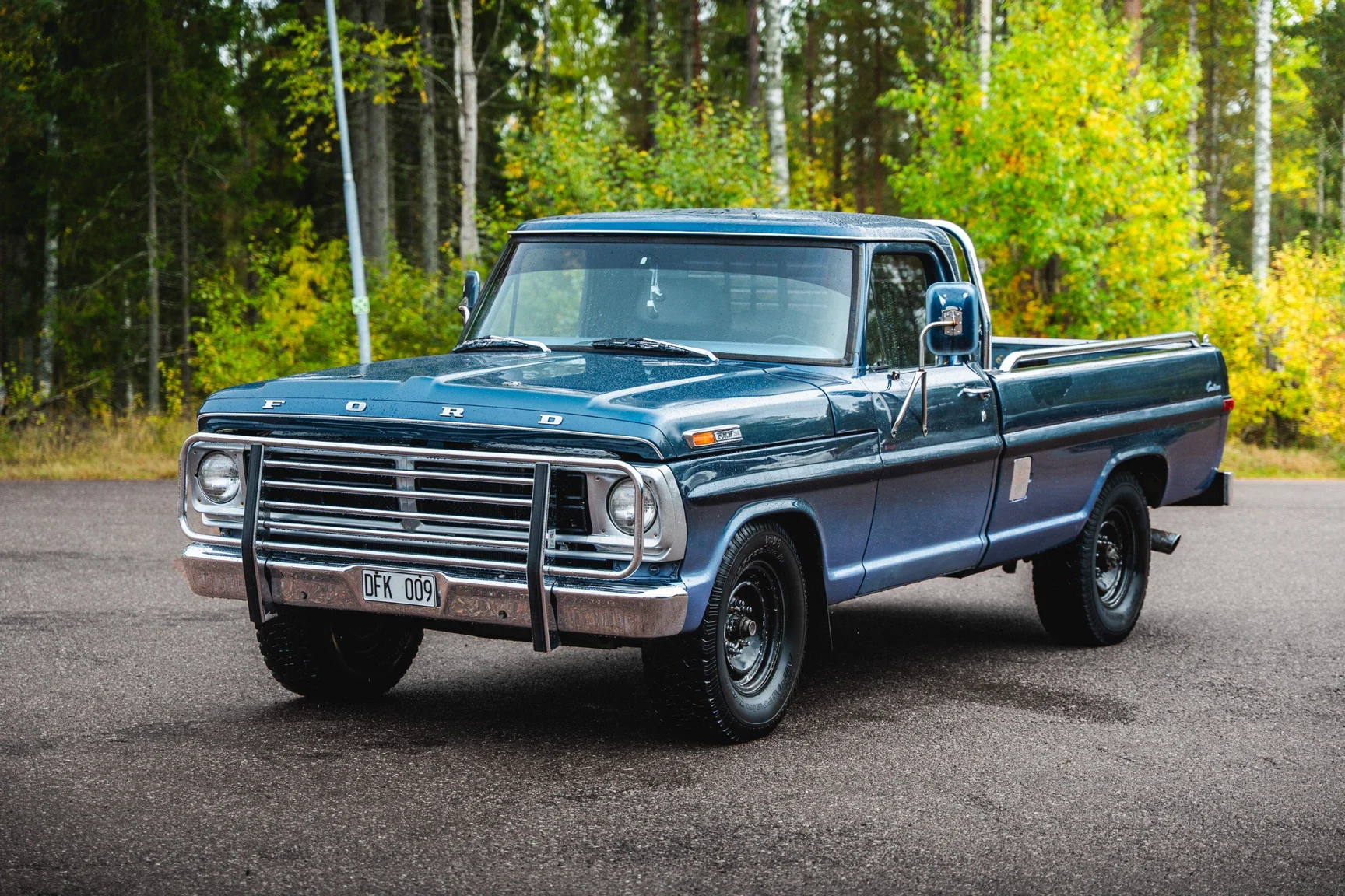 Exterior image of 1972 Ford F-250 Enkelhytt 5.9 V8 Cruise-O-Matic Wheeler Dealers-projekt (1)