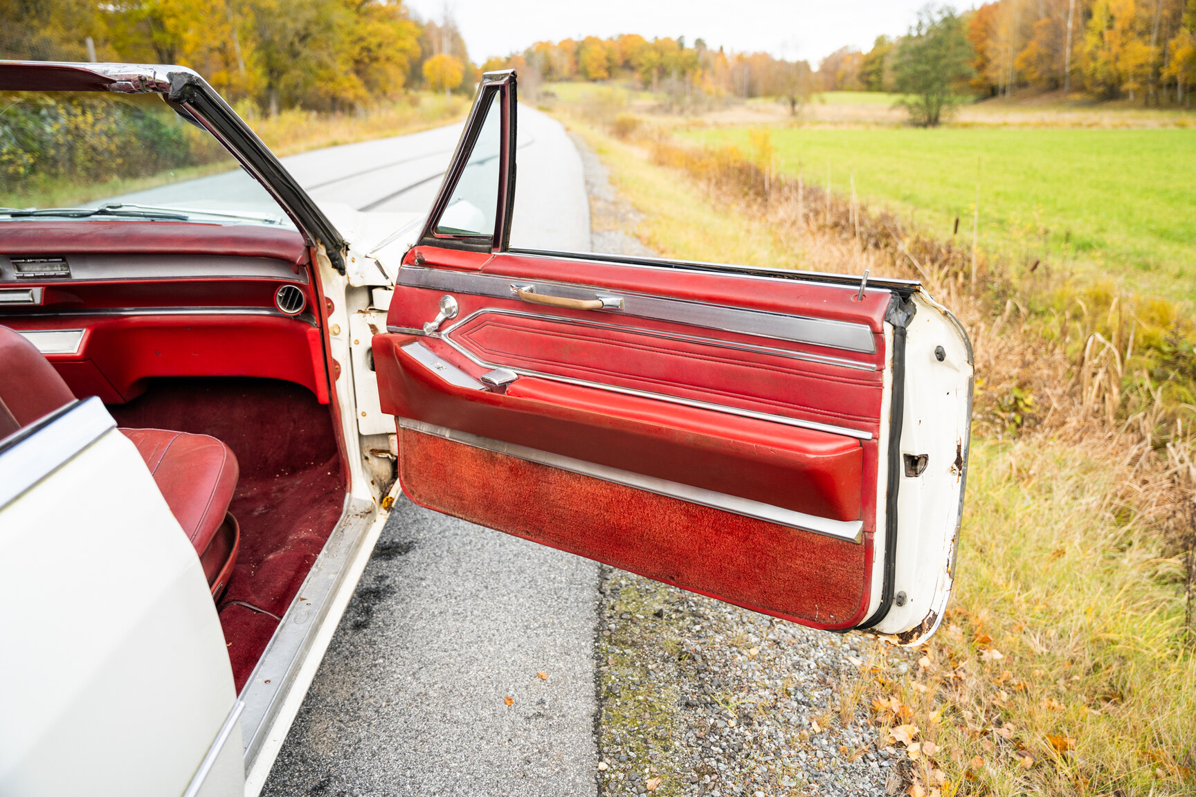 Interiörbild 1965 Cadillac De Ville convertible