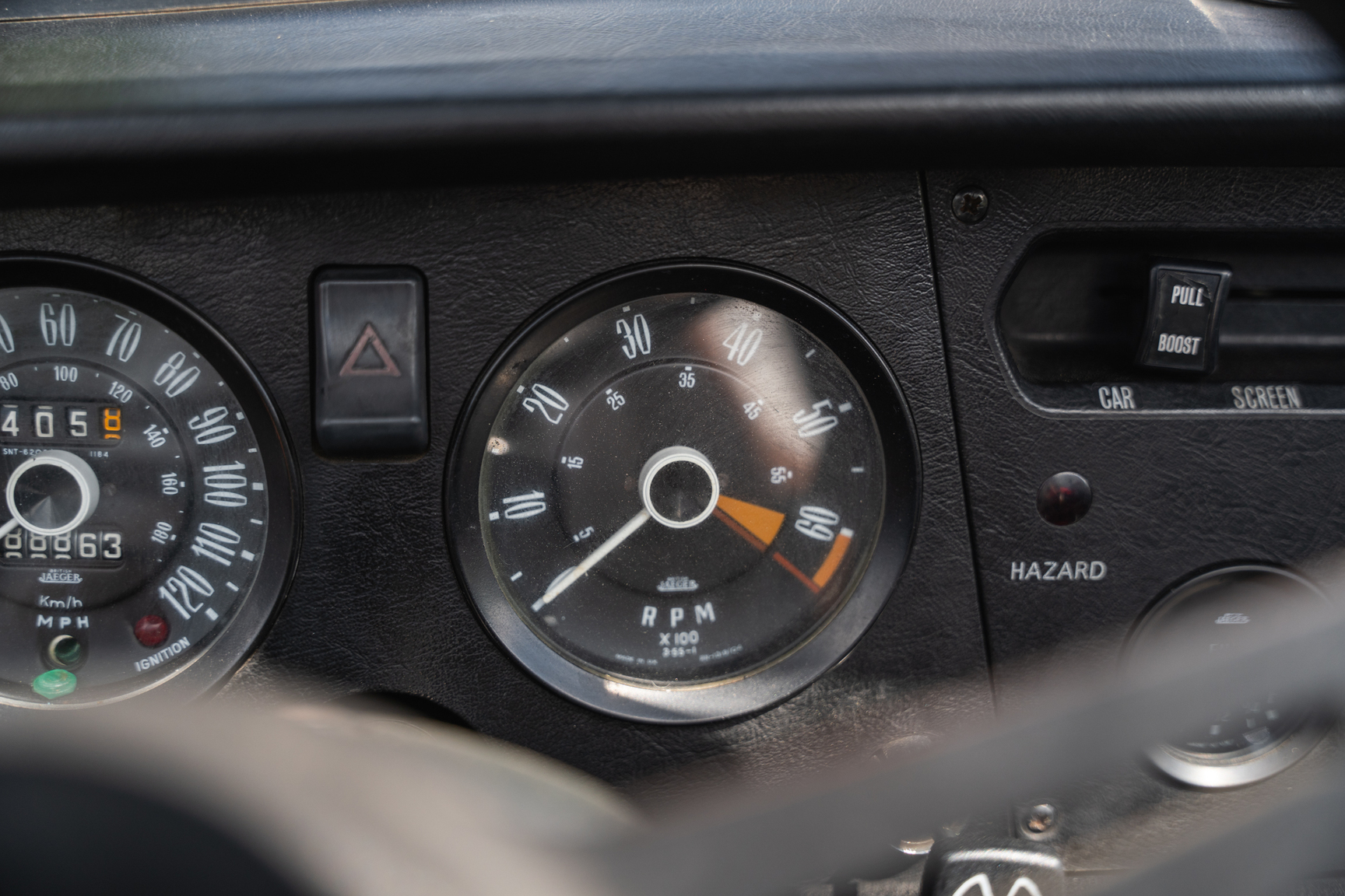 Interiörbild 1971 Triumph Spitfire MK4 (34)