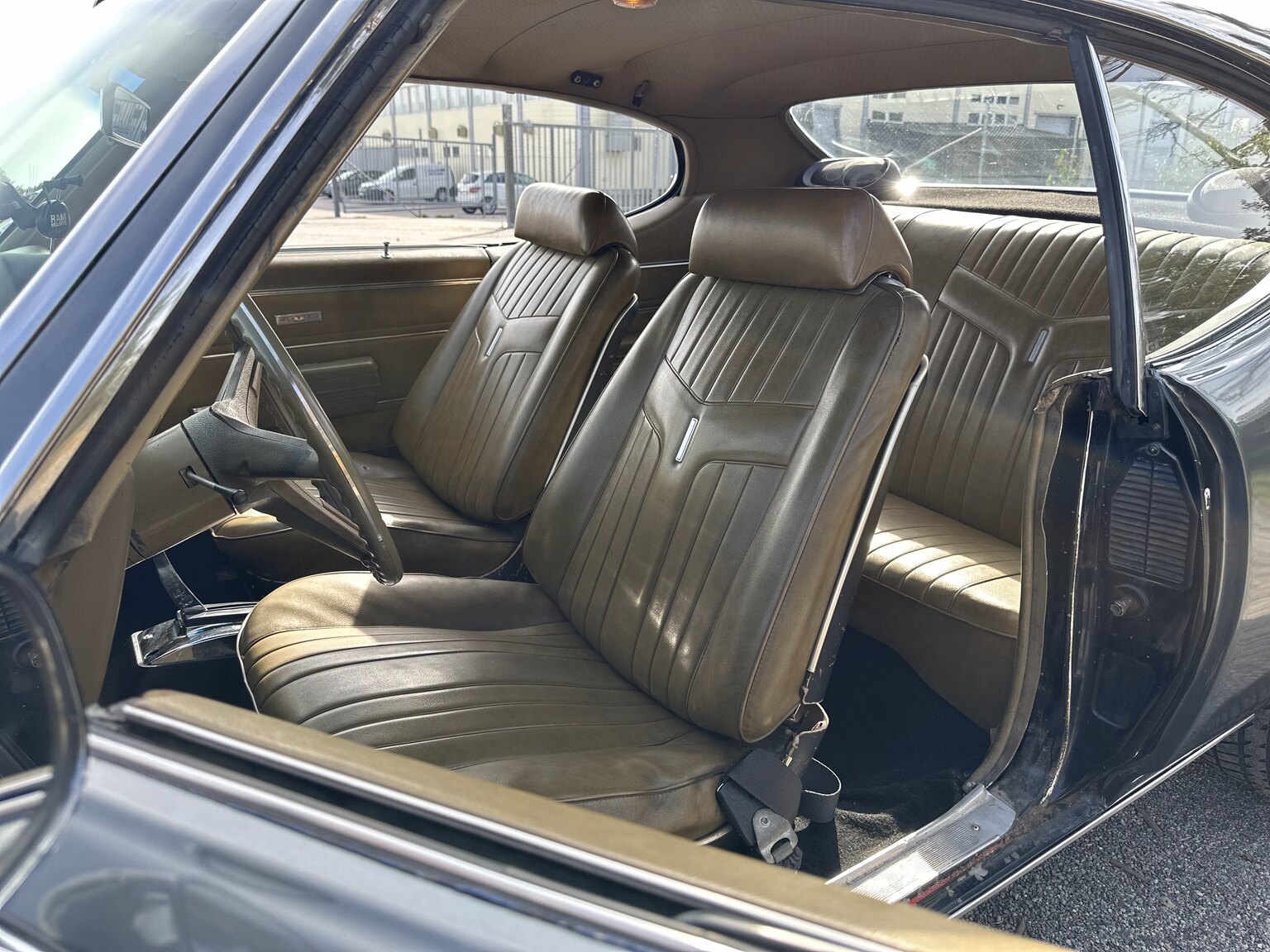 Interiörbild 1969 Pontiac GTO 406cid 