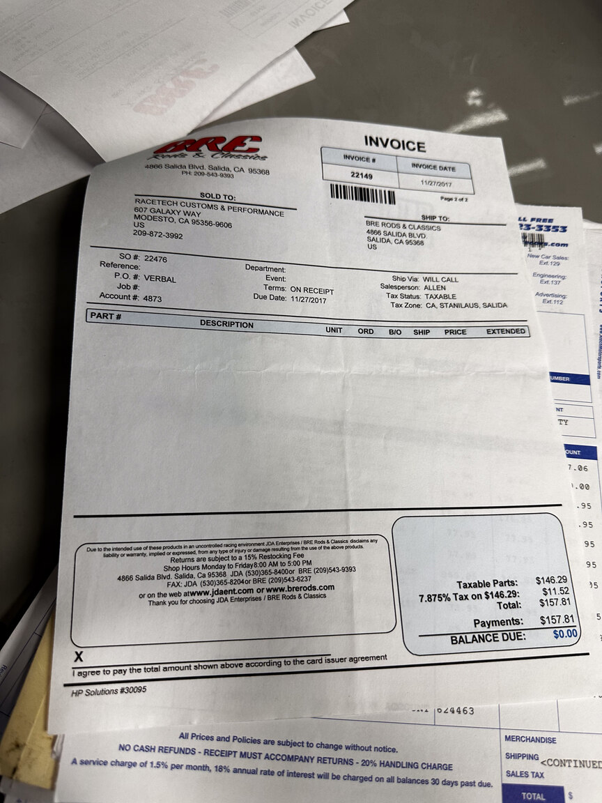 Documentation for 1968 Chevrolet Chevelle PRO Street (86)