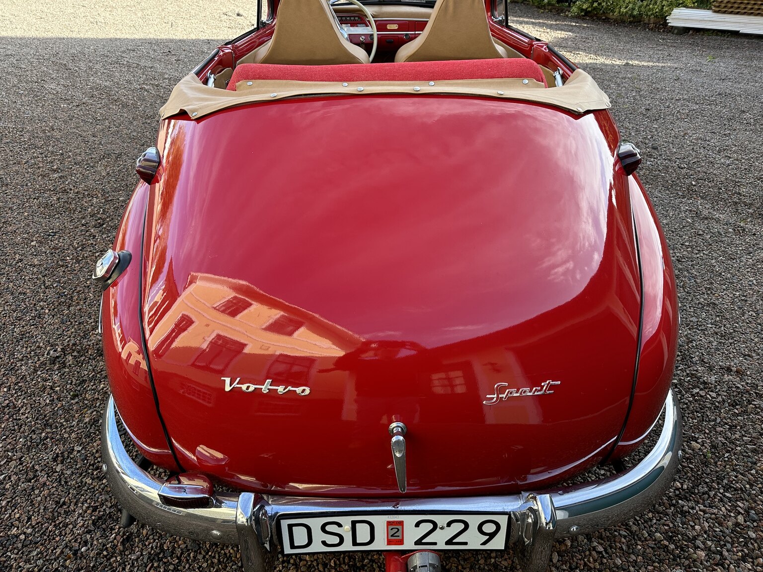 Exteriörbild på 1965 Volvo PV Cabriolet