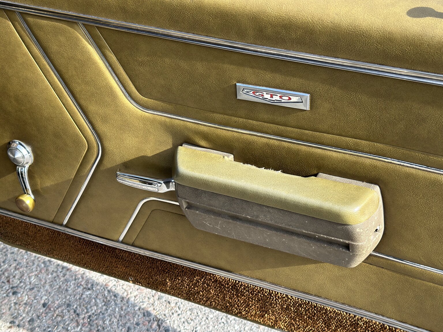 Interiörbild 1969 Pontiac GTO 406cid 