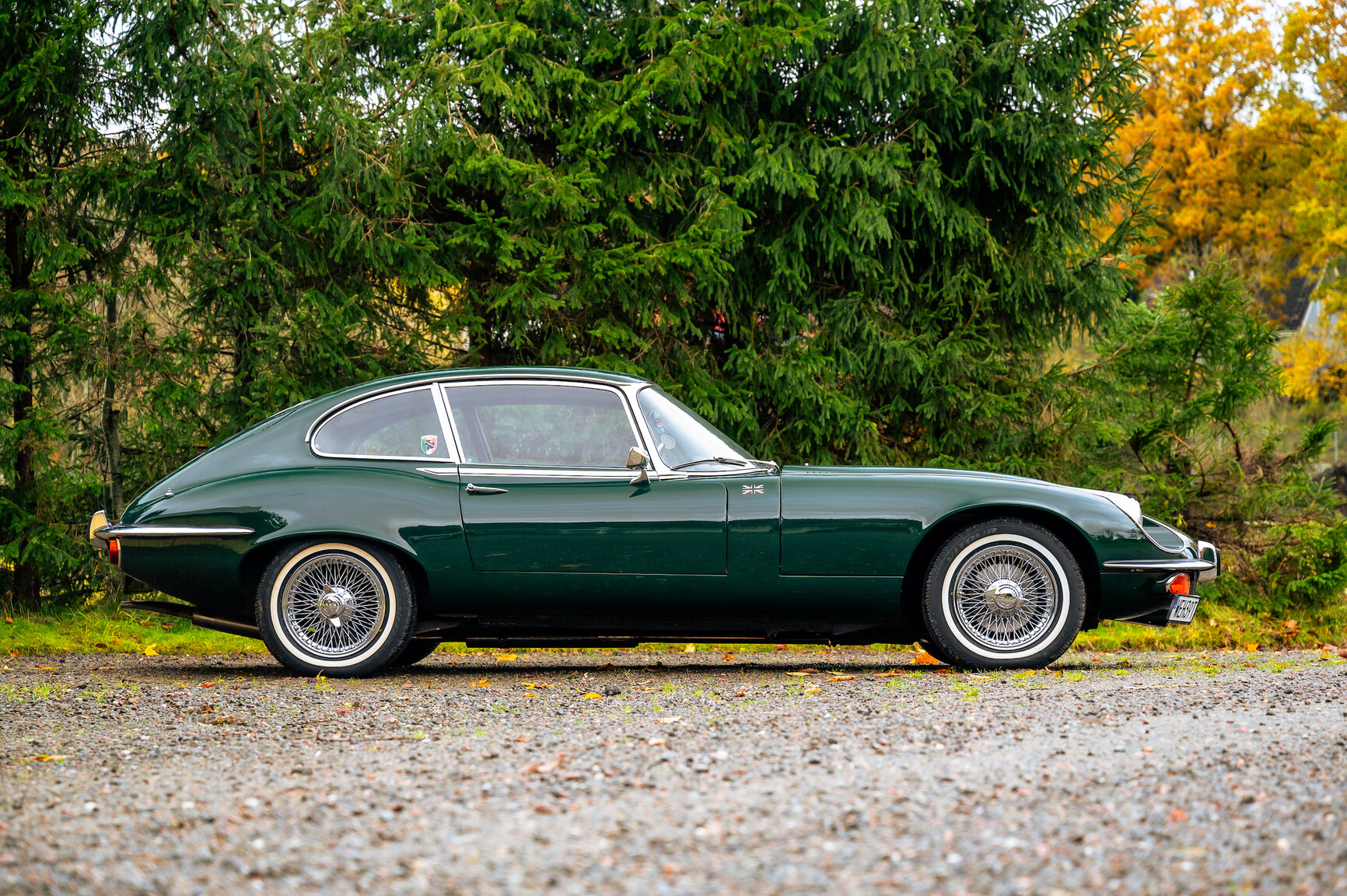 Exteriörbild på 1973 Jaguar E-Type V12