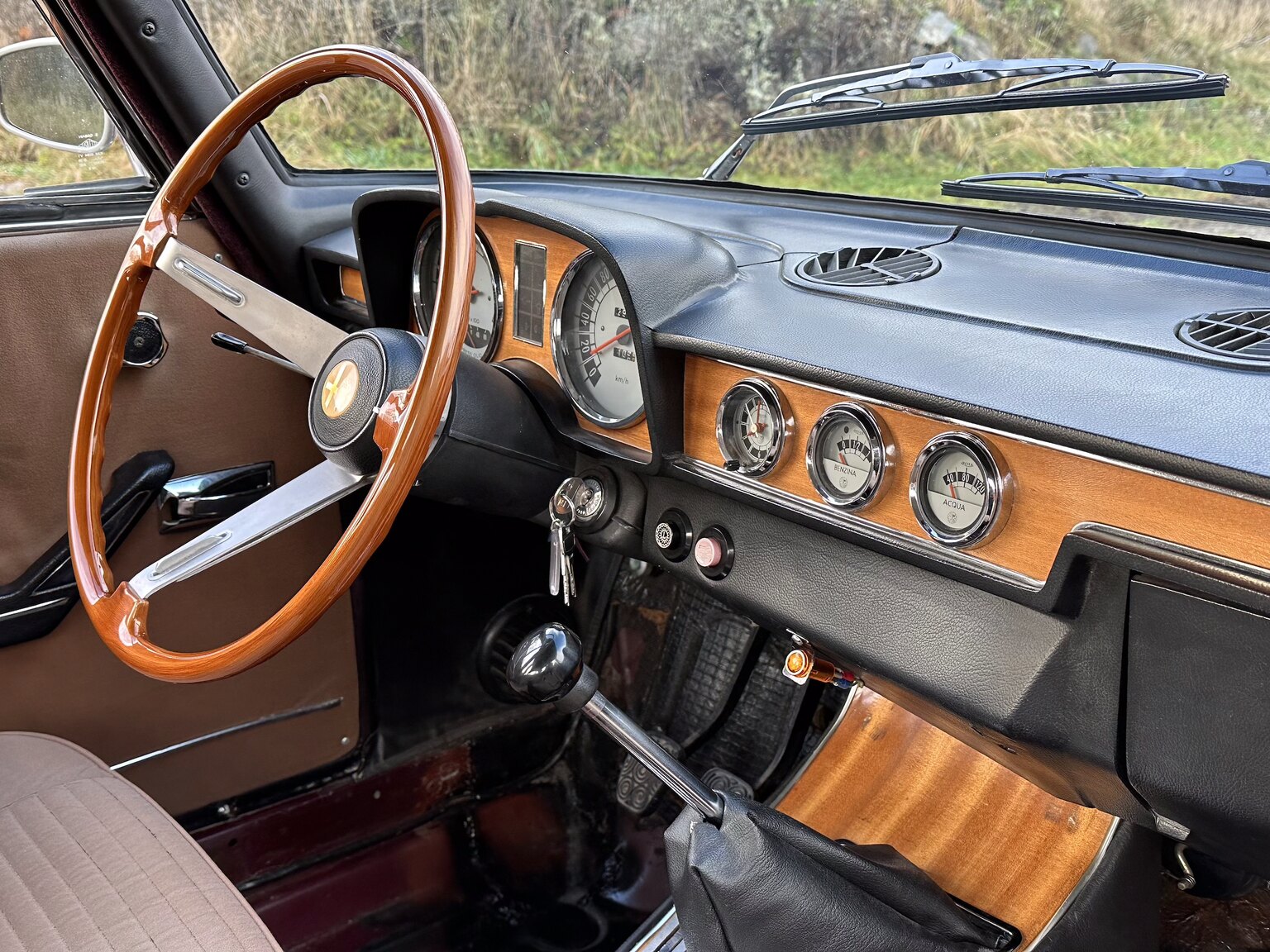 Interiörbild 1973 Alfa Romeo Berlina 2000