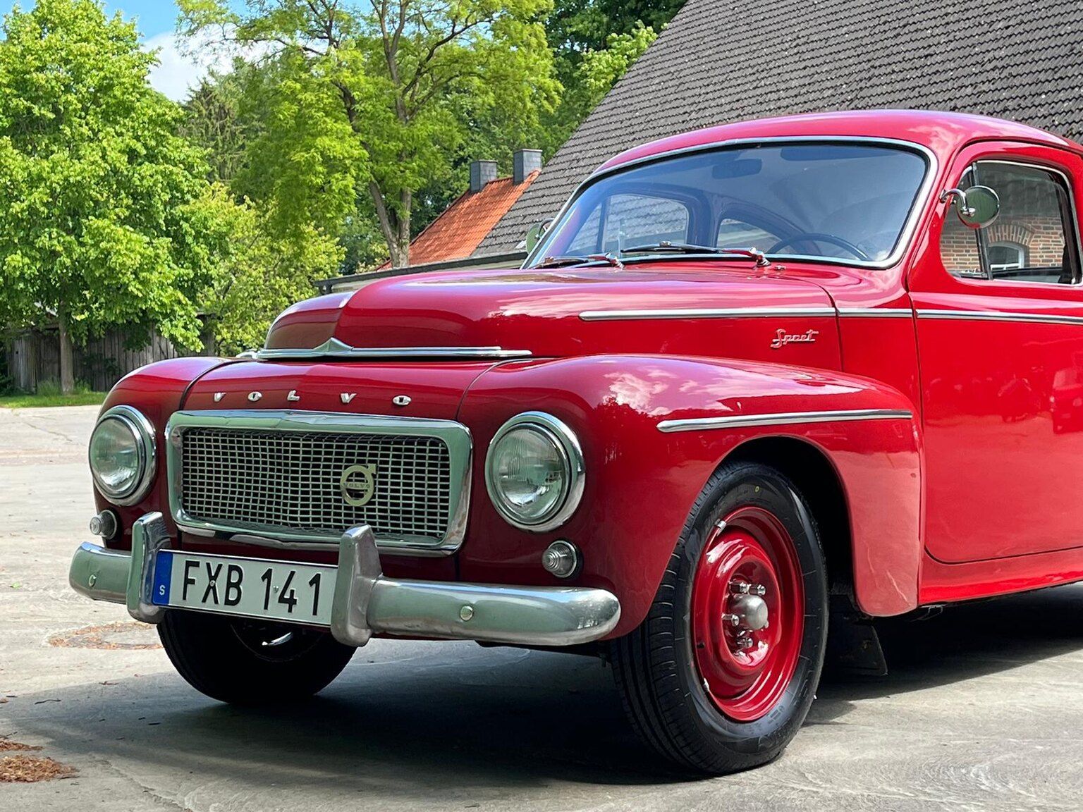 Exteriörbild på 1960 Volvo PV 544A Sport