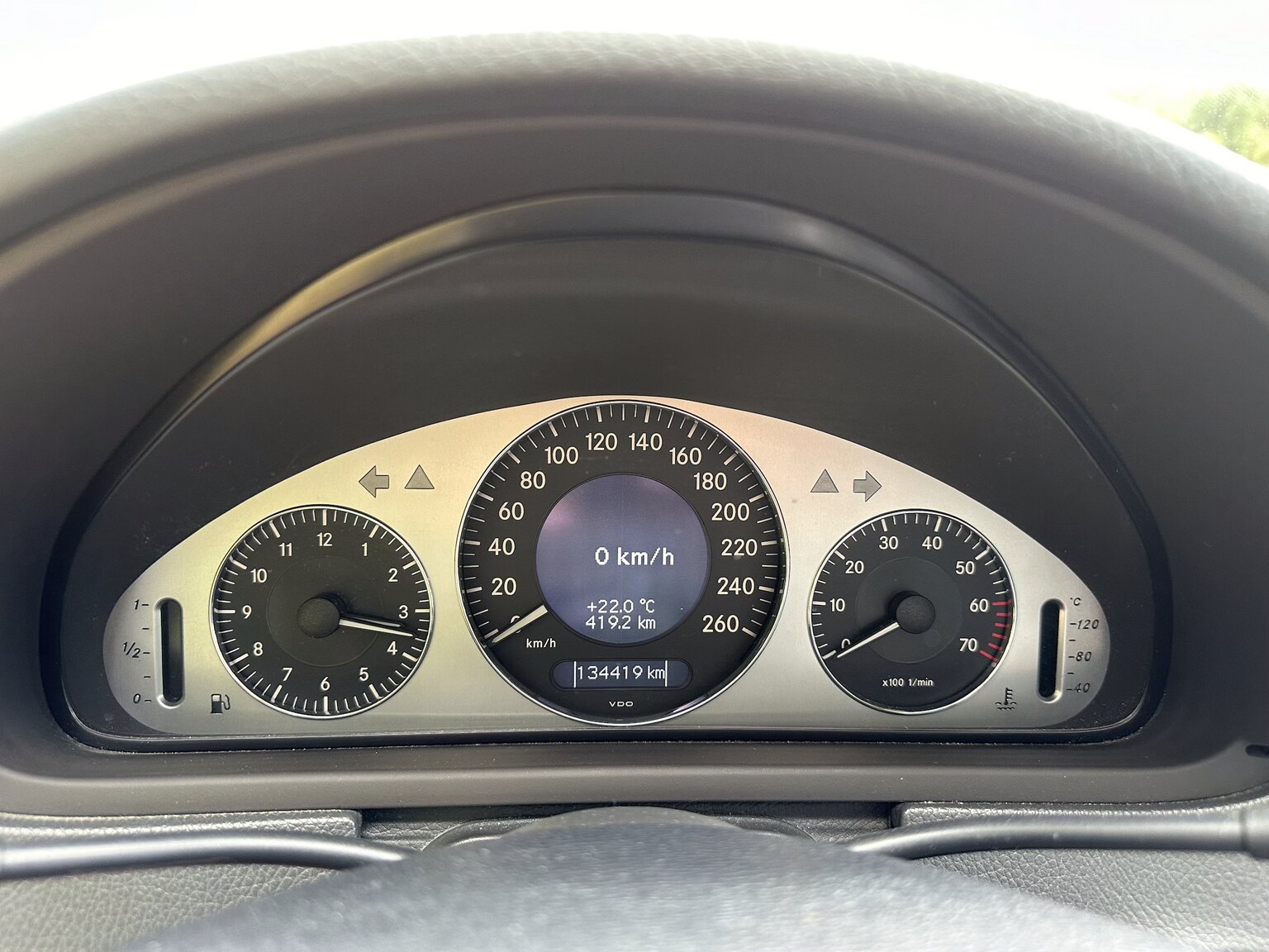 Interiörbild 2003 Mercedes CLK 500