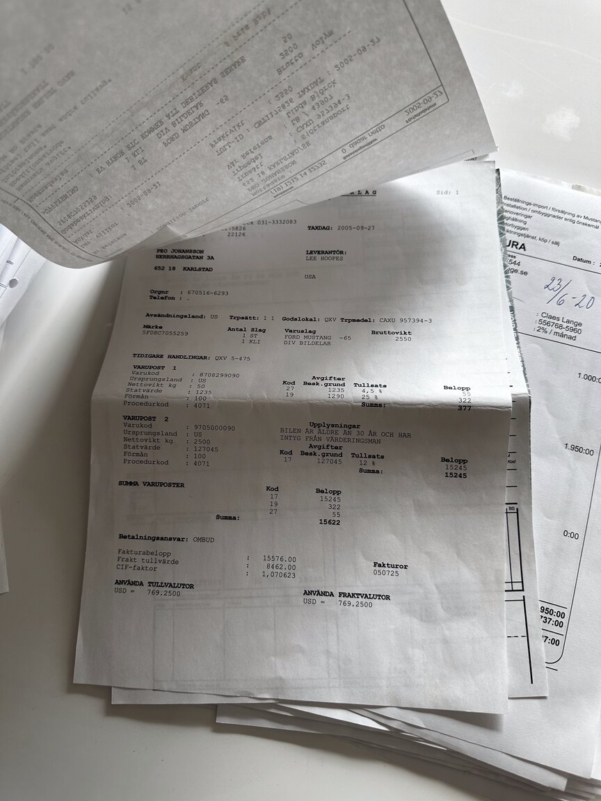 Documentation for 1965 Ford Mustang Cabriolet (40)