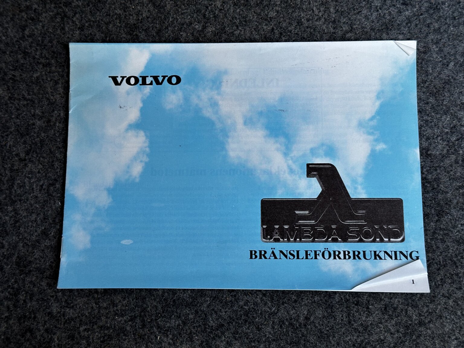 Dokumentation för 1990 VOLVO 740 Turbo (7)