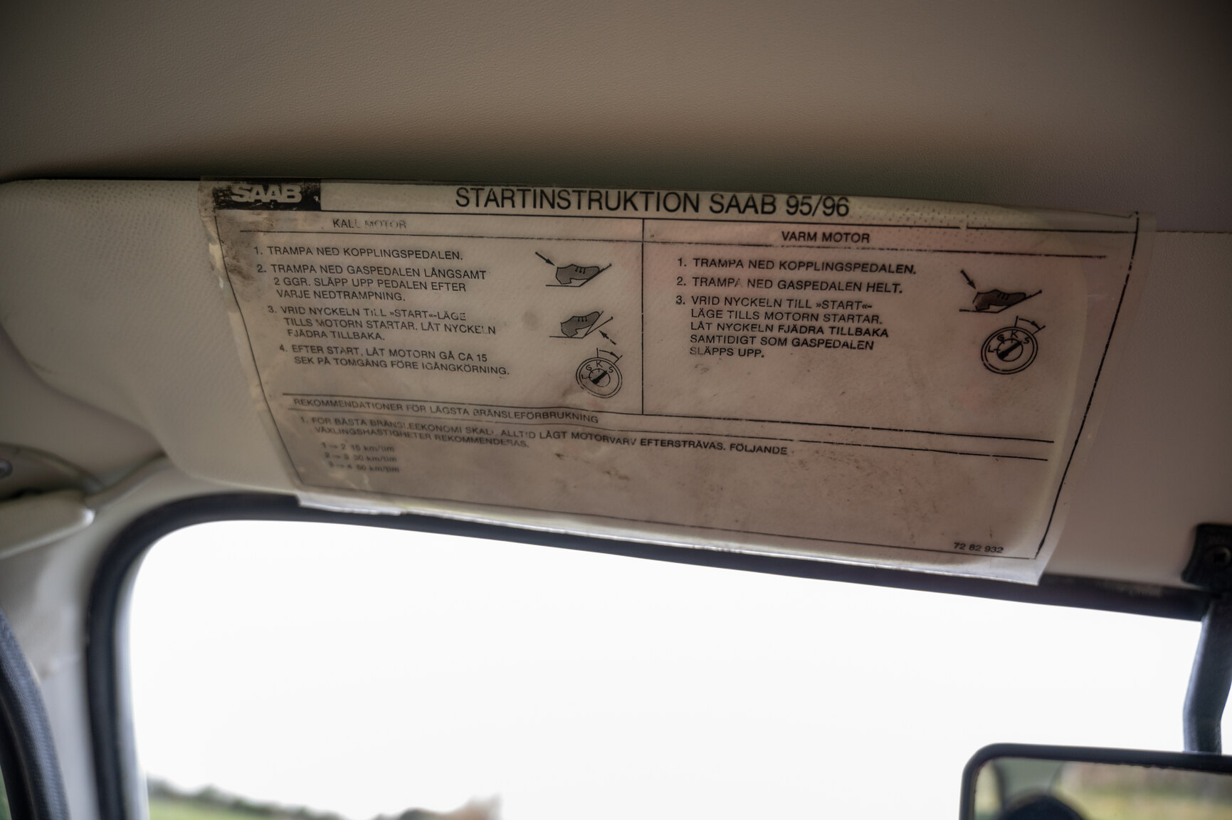 Interior image of 1979 Saab 96 GL