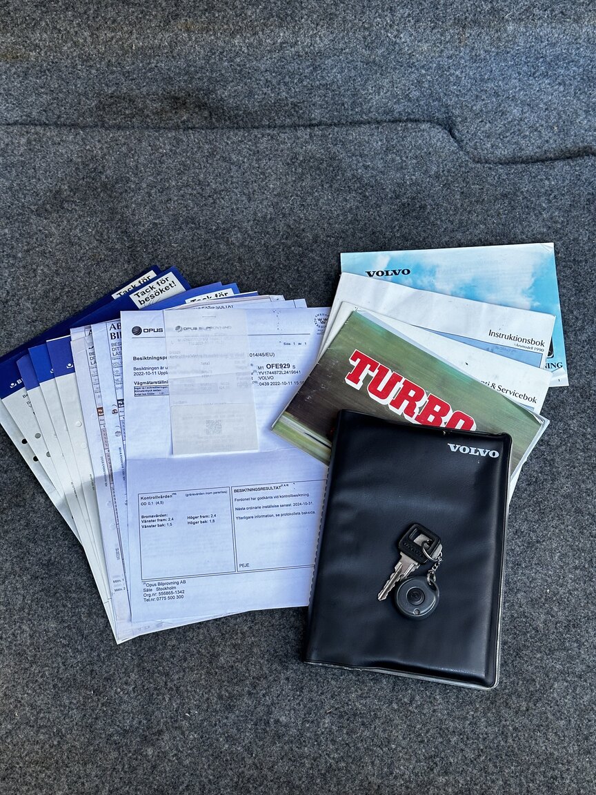Dokumentation för 1990 VOLVO 740 Turbo (2)