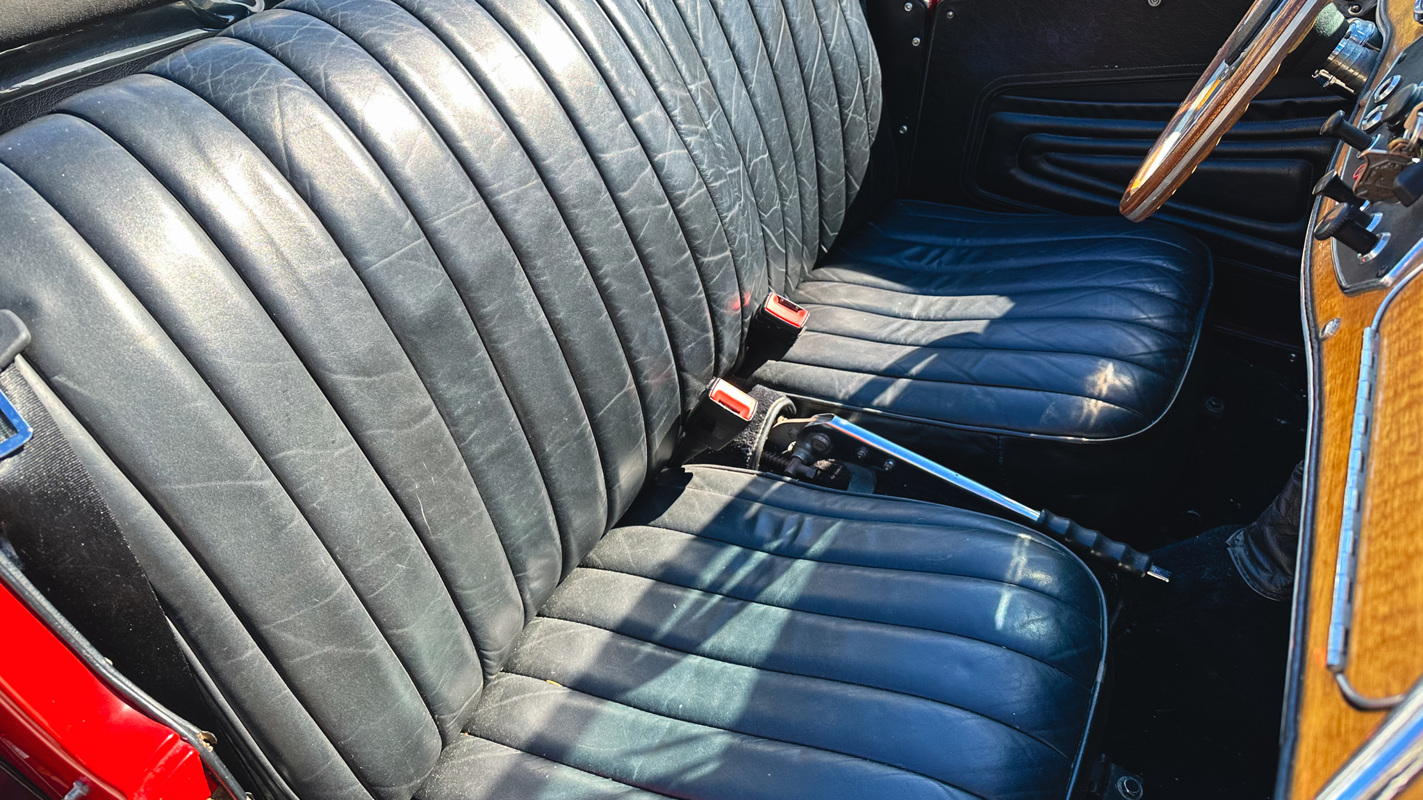 Interiörbild 1951 MG TD MIDGET