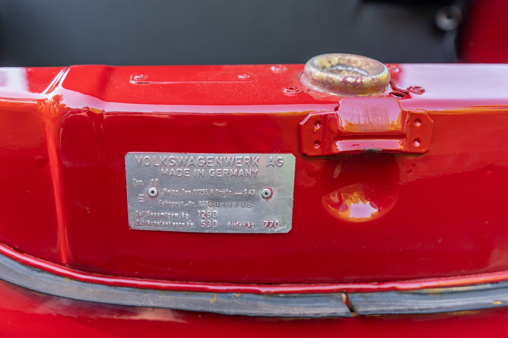 Innenraumfoto von 1971 Volkswagen 1302 S