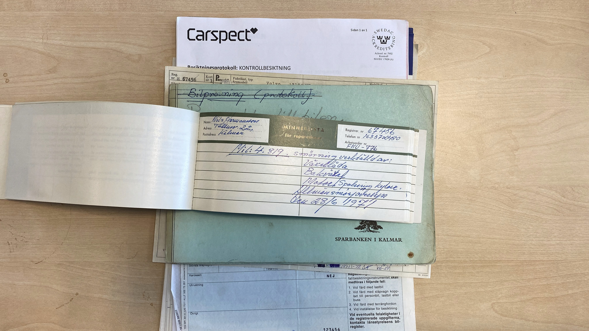 Documentation for 1966 Volvo Amazon (3)