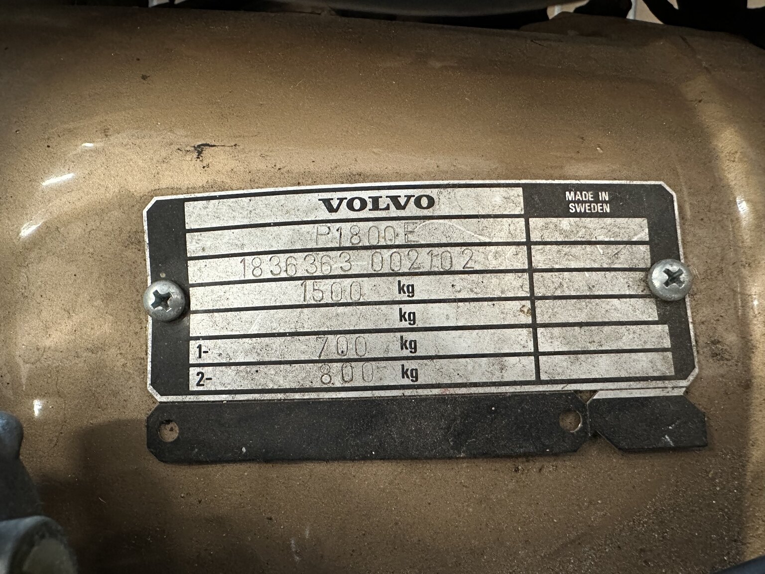 1973 Volvo 1800 ES (4), Mekanik