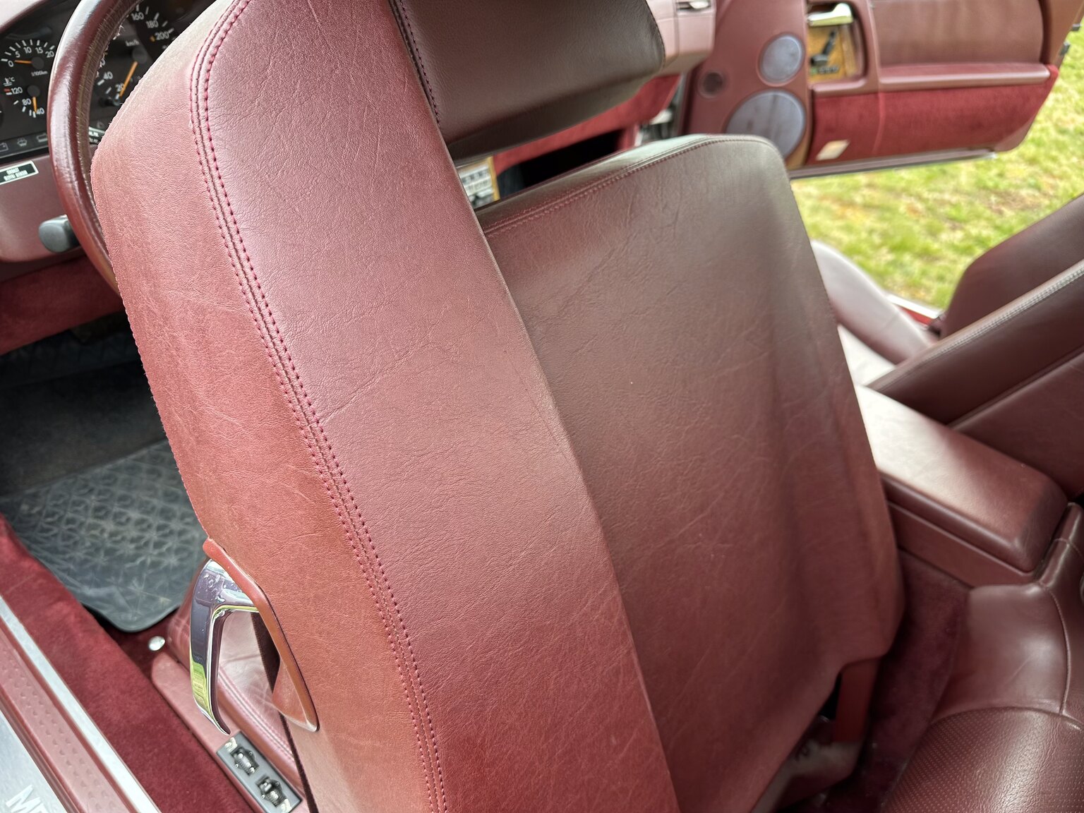 Interiörbild 1992 Mercedes-Benz SL 500