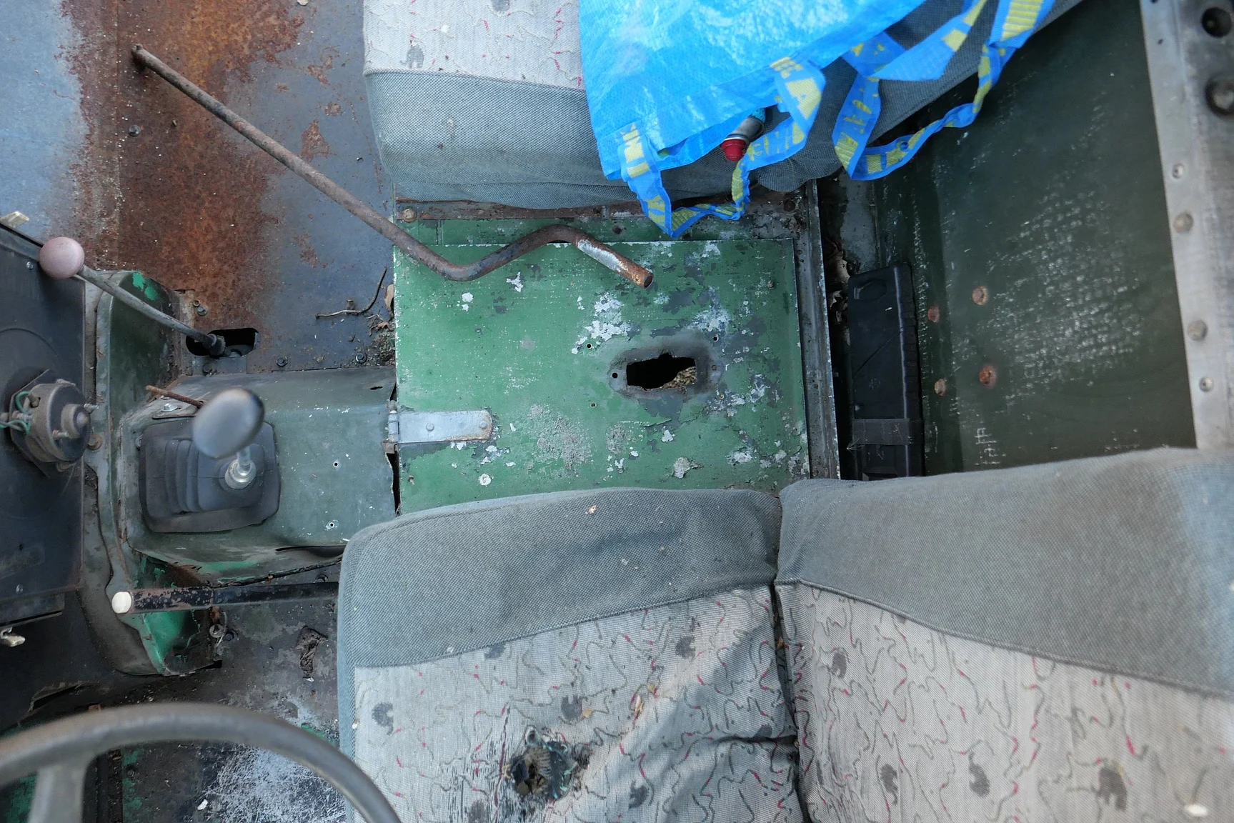 Innenraumfoto von 1970 Land Rover Series 2 88 Pick up (10)