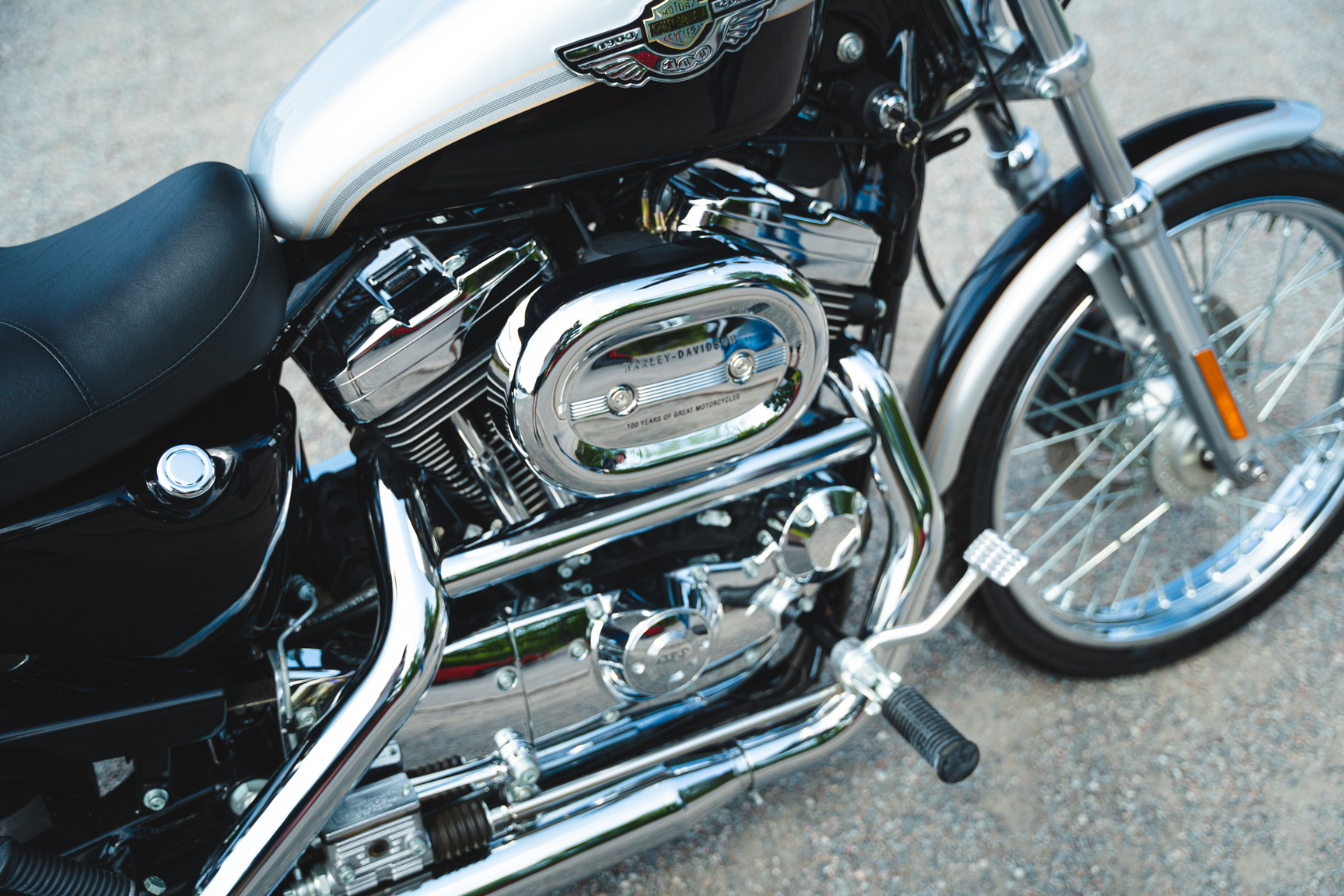 Image of 2003 Harley Davidson Sportster 1200 100th Anniversary mechanics