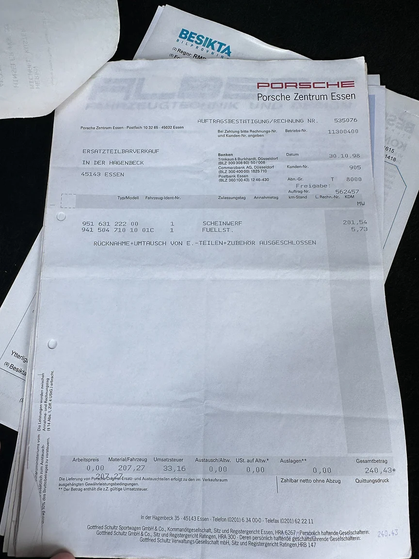 Dokumentation, 1990 Porsche 944 S2 Cabriolet  (8)