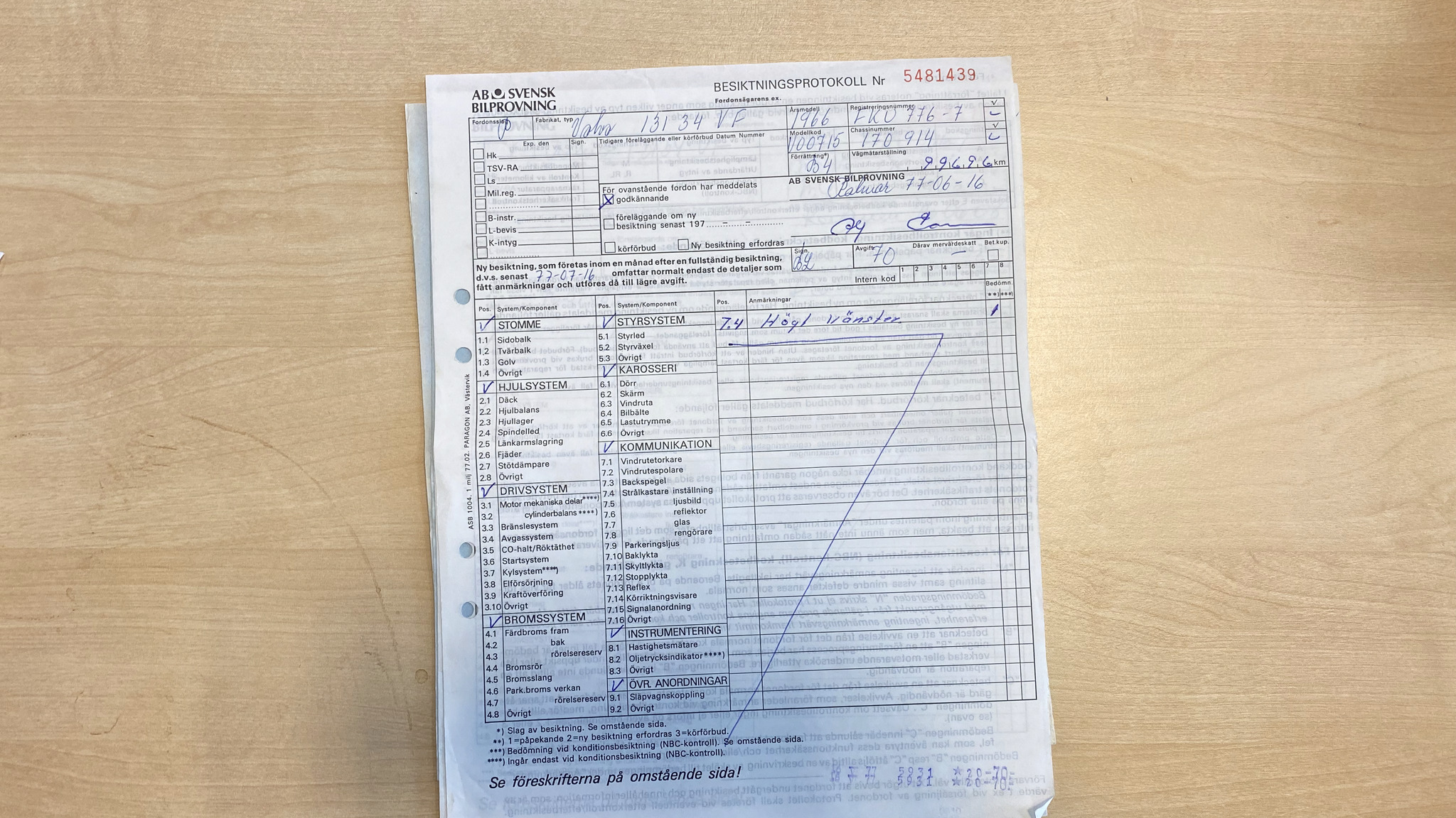 Documentation for 1966 Volvo Amazon (58)