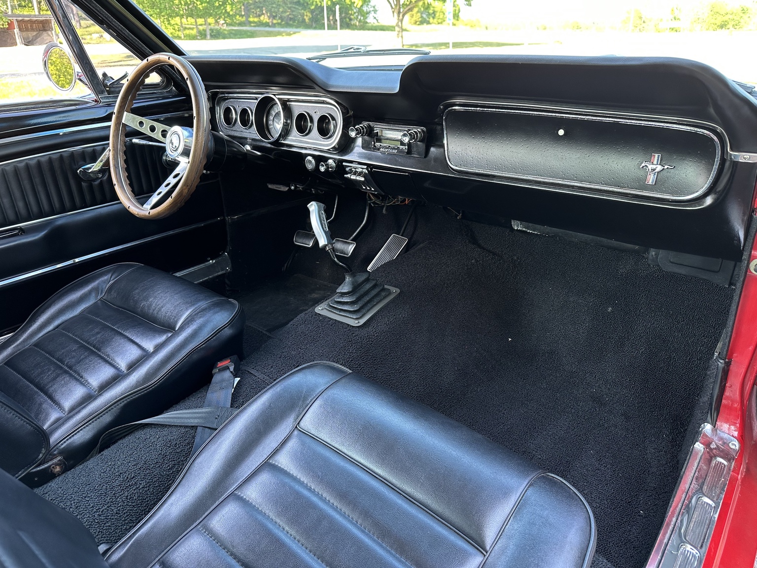 Interior image of 1965 Ford Mustang 289 Fastback