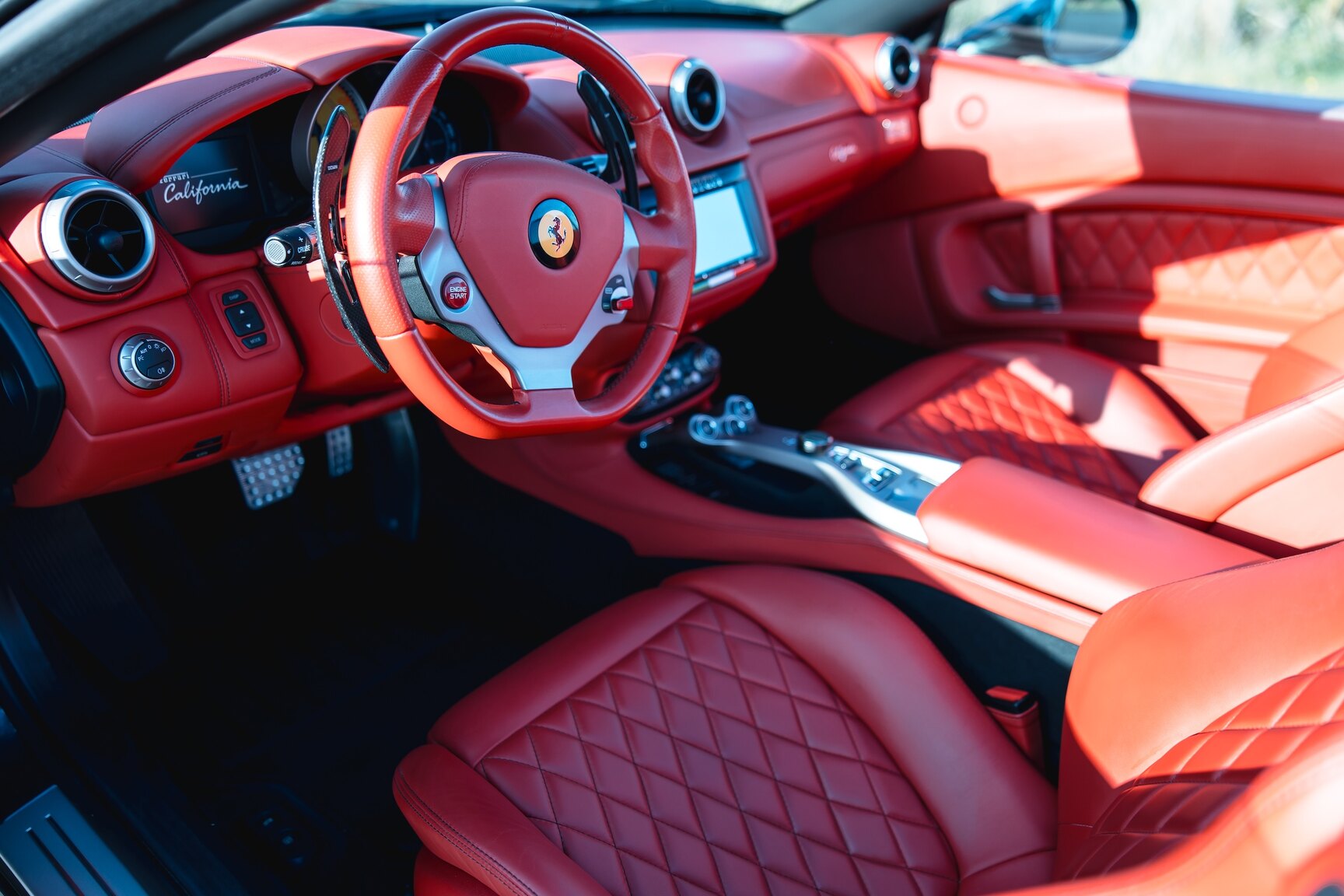 Interiörbild 2011 Ferrari California 