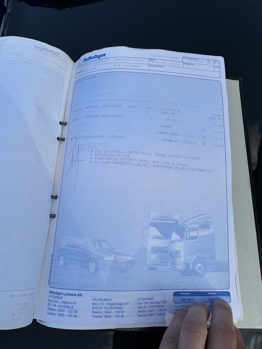 Dokumentation för 1947 Volvo PV 444 1947