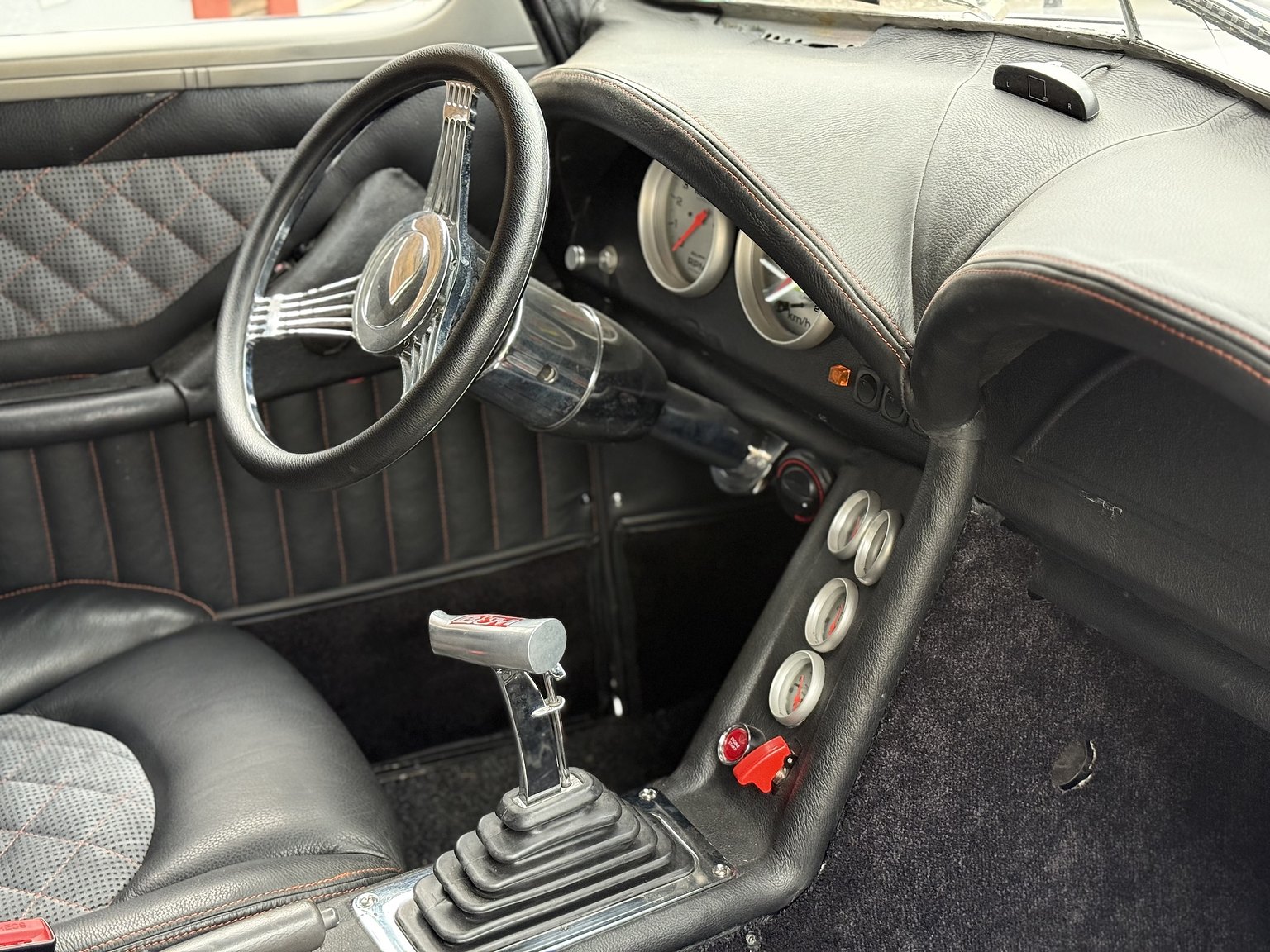 Interior image of 1939 Ford Fordor "Forvette"