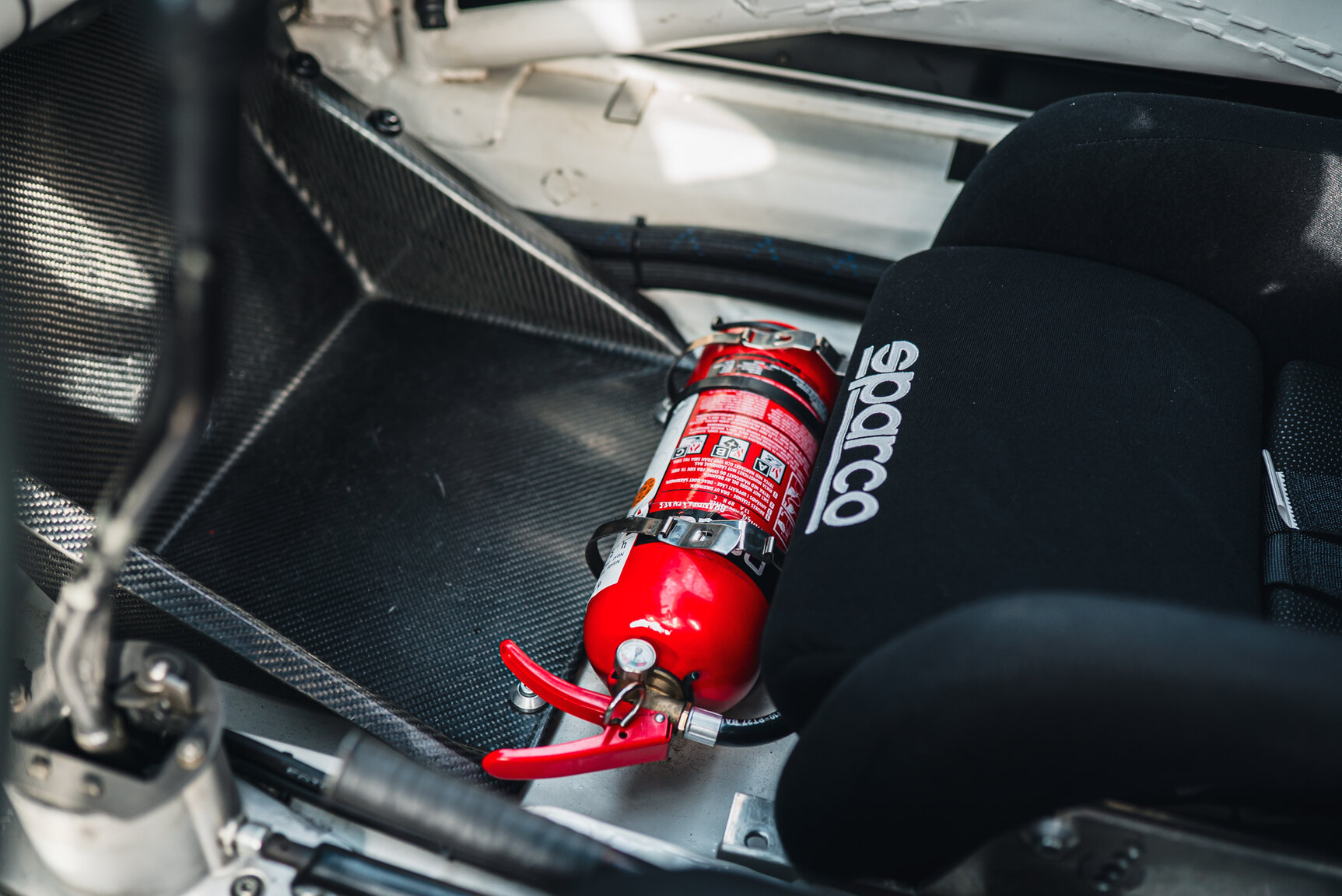 Interior image of 1977 Porsche 911 RSR Rallycar