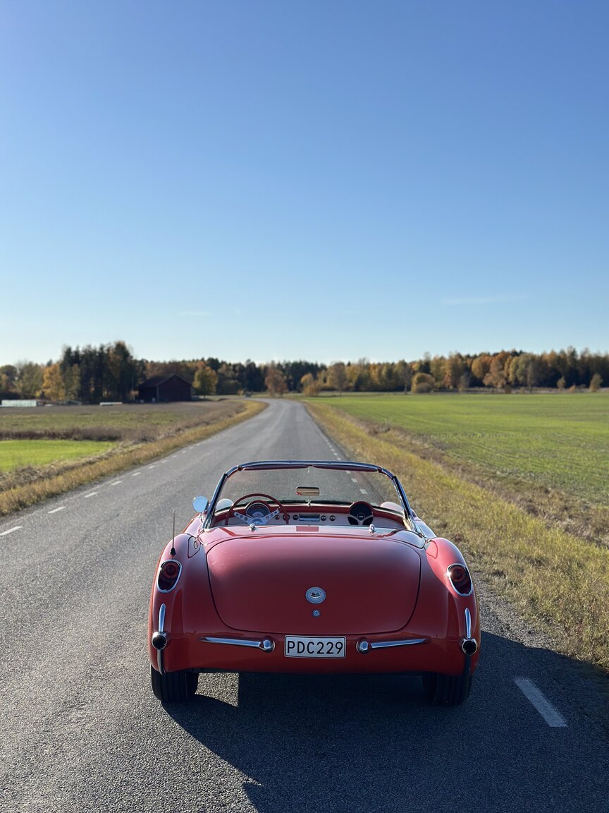 Exteriörbild på 1956 Chevrolet Corvette 