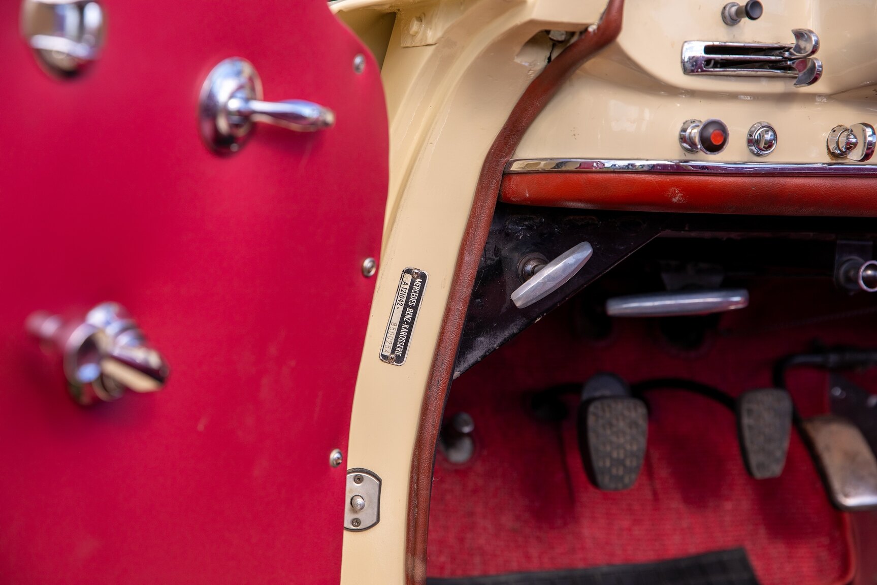 Innenraumfoto von 1958 Mercedes-Benz 190SL