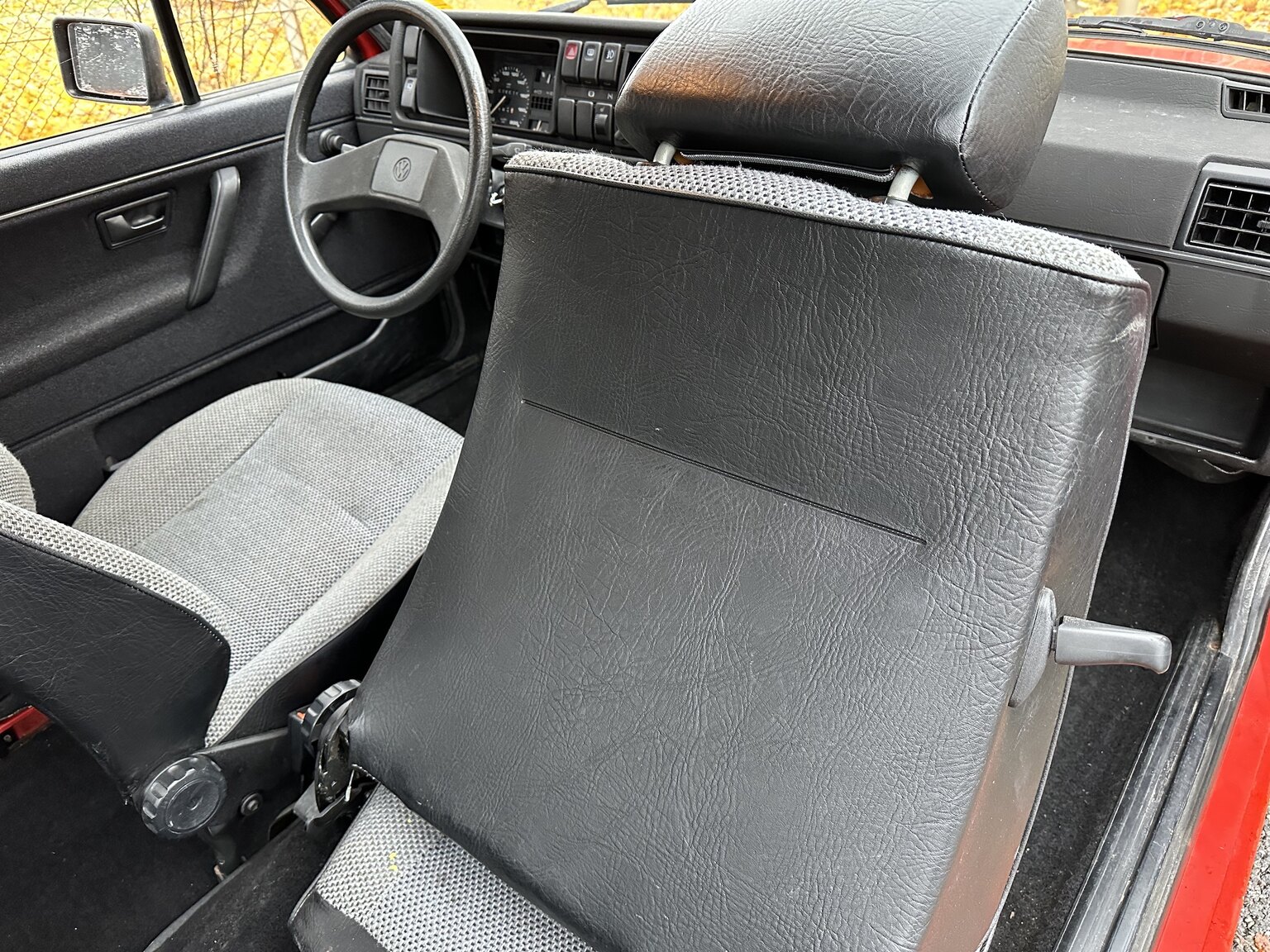 Interiörbild 1985 Volkswagen Golf CL