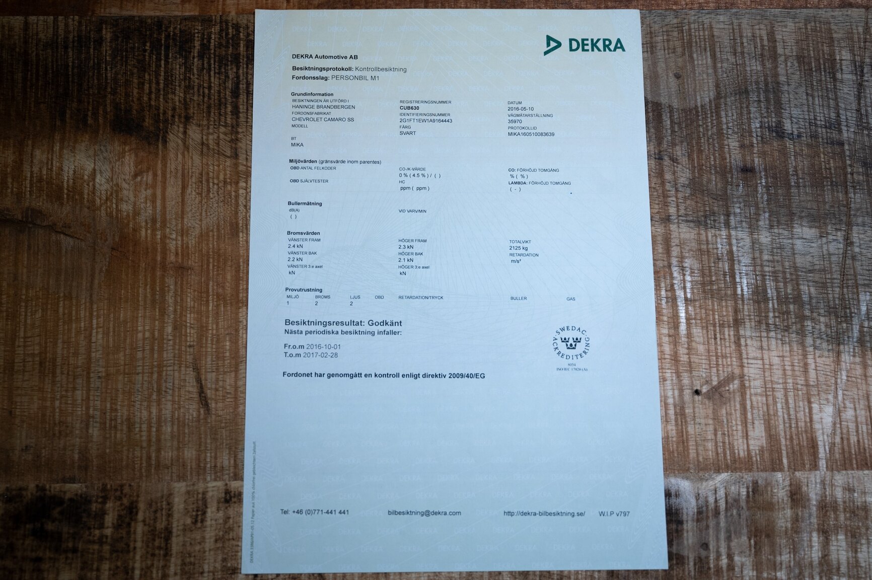 Documentation for 2010 Chevrolet Camaro SS (29)