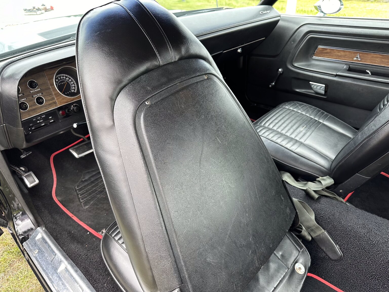 Interiörbild 1970 Dodge Challenger