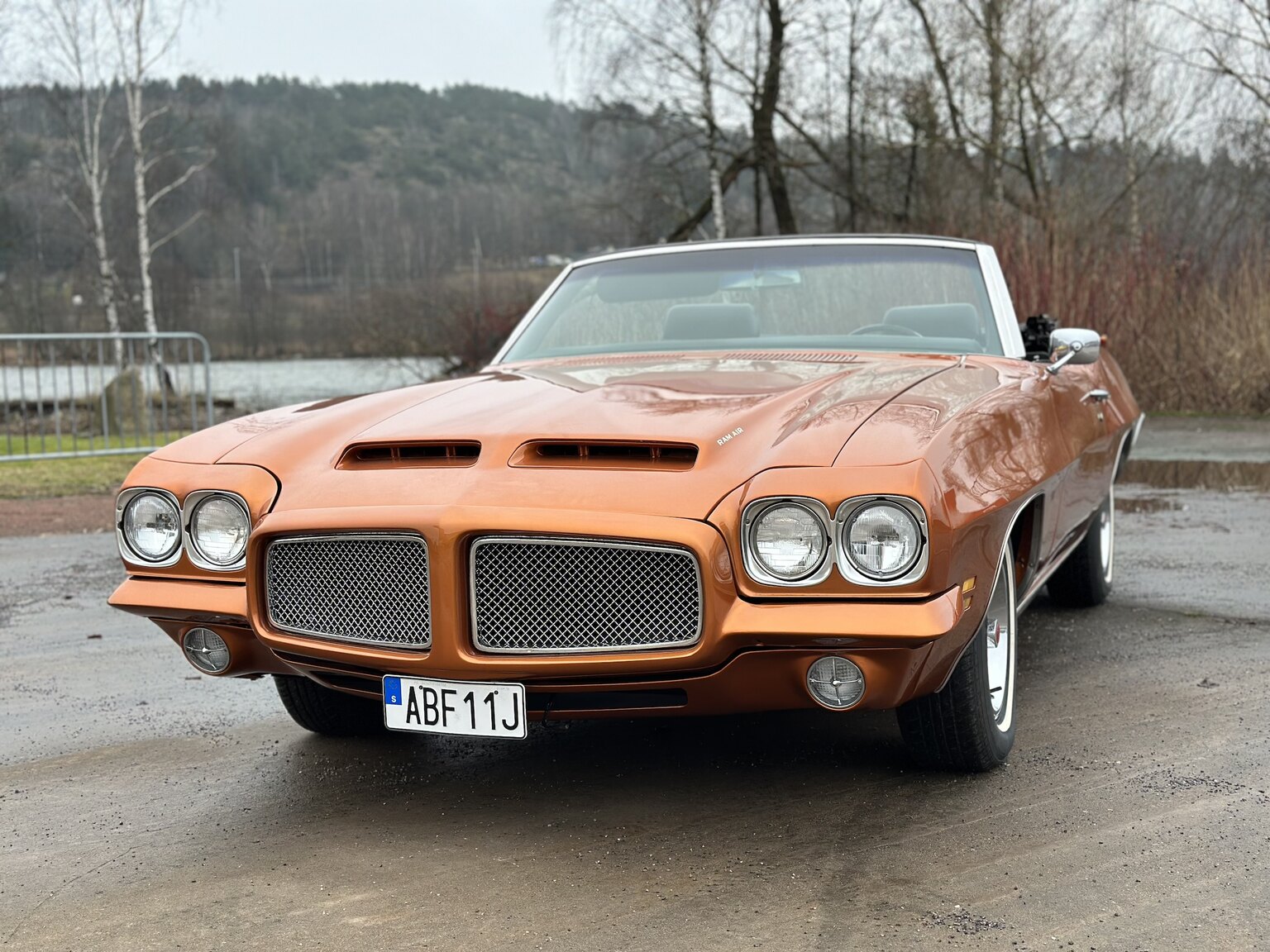 Exteriörbild på 1971 Pontiac GTO 455 HO Convertible 