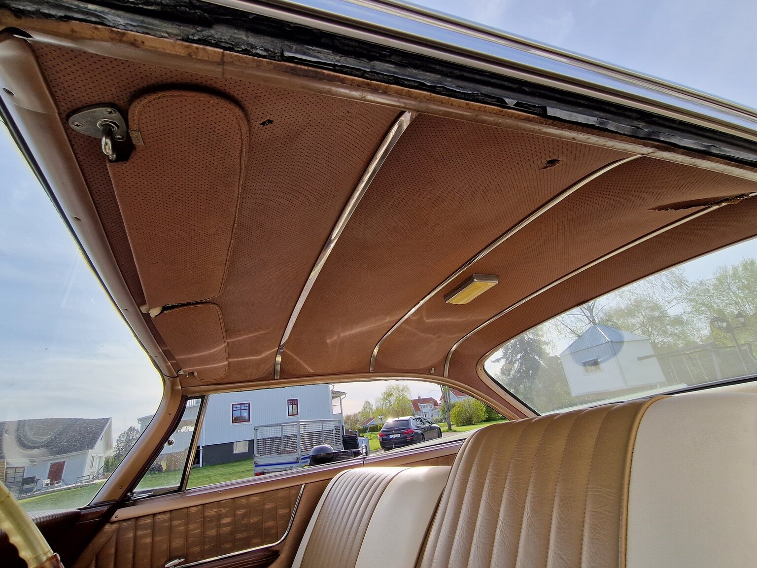 Interiörbild 1961 Chrysler Windsor Coupé