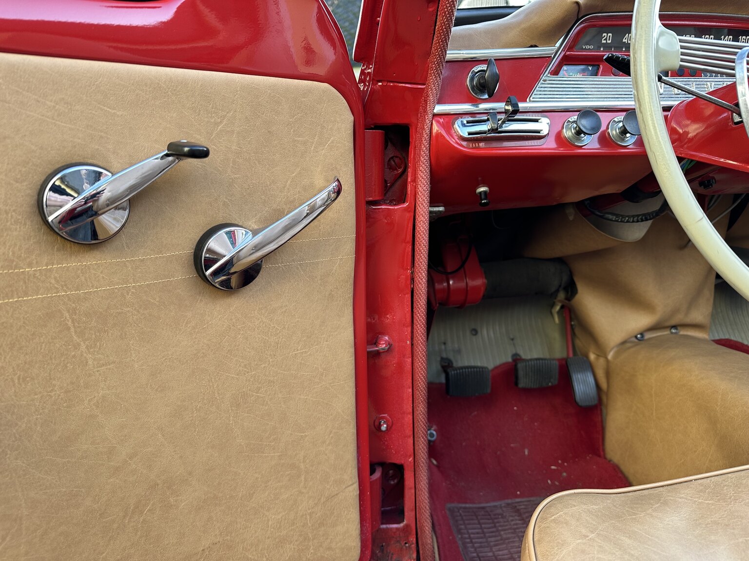 Interiörbild 1965 Volvo PV Cabriolet