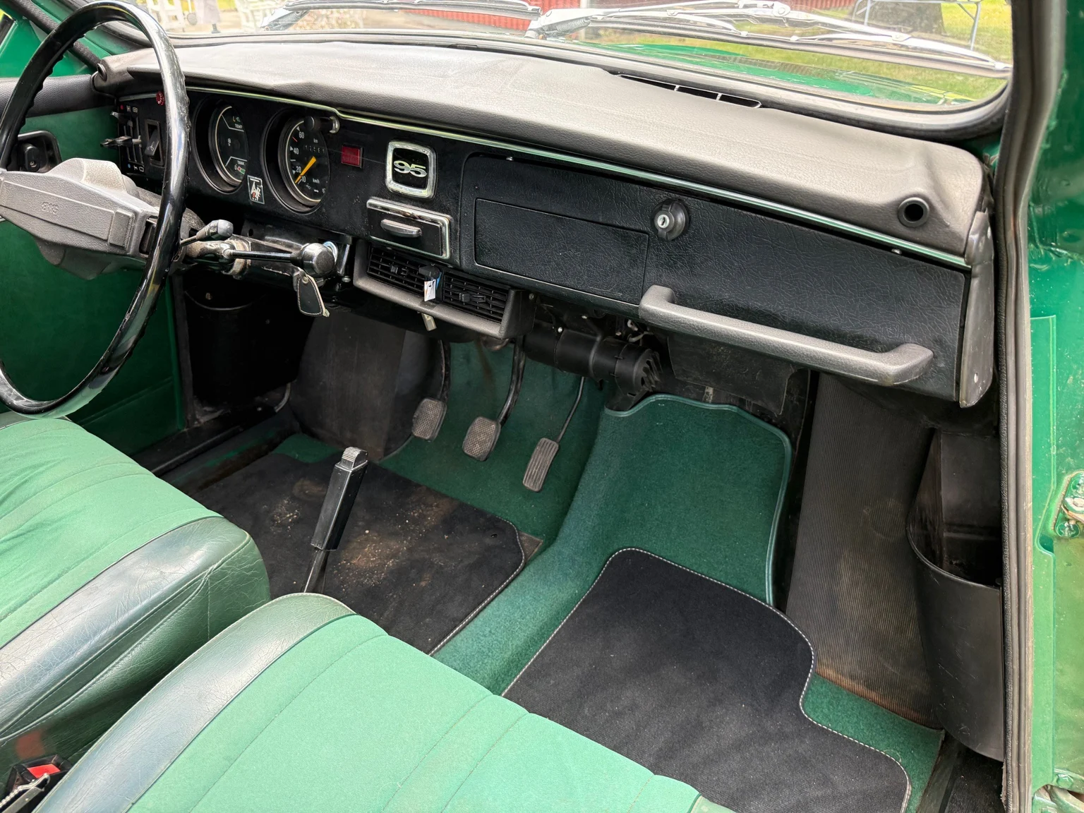 Interiörbild 1975 Saab 95 V4 kombi - 7-sits (43)