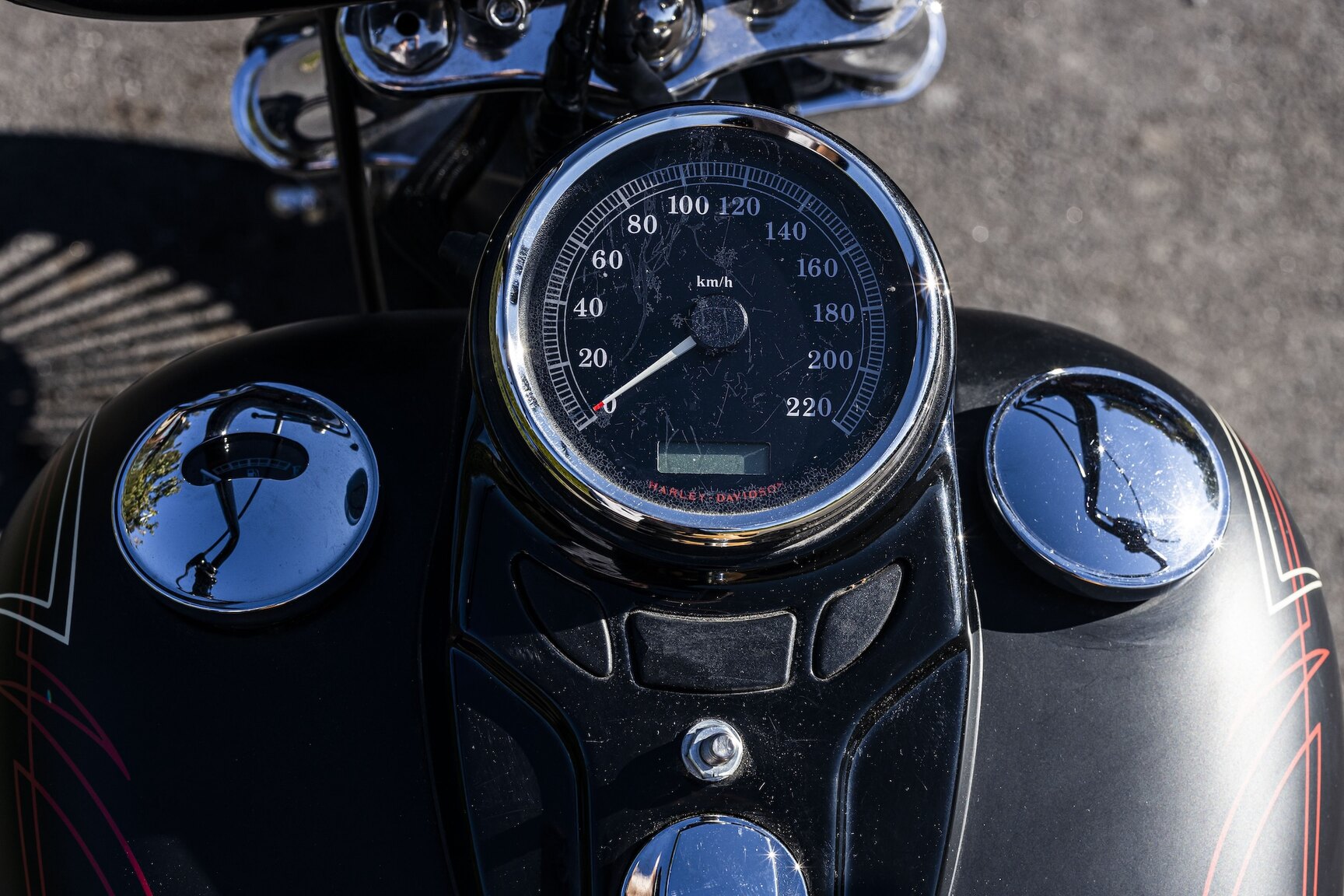 Exteriörbild på 2008 Harley-Davidson Cross Bones (custom)
