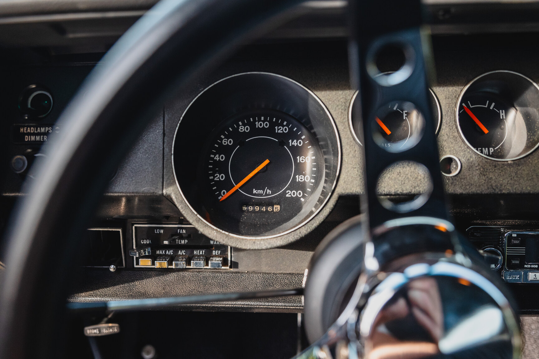 Interiörbild 1972 Dodge Challenger